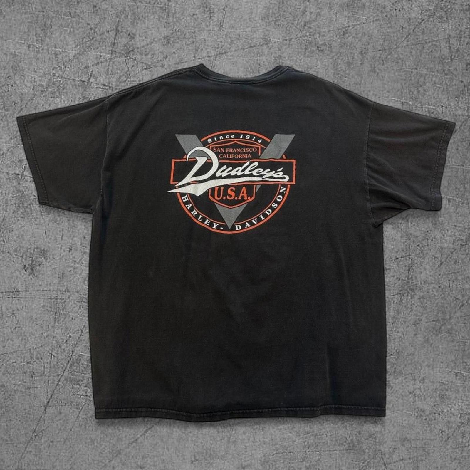 Harley Davidson Vintage 2001 Dudley’s Harley Davidson Tee Size US XXL / EU 58 / 5 - 1 Thumbnail