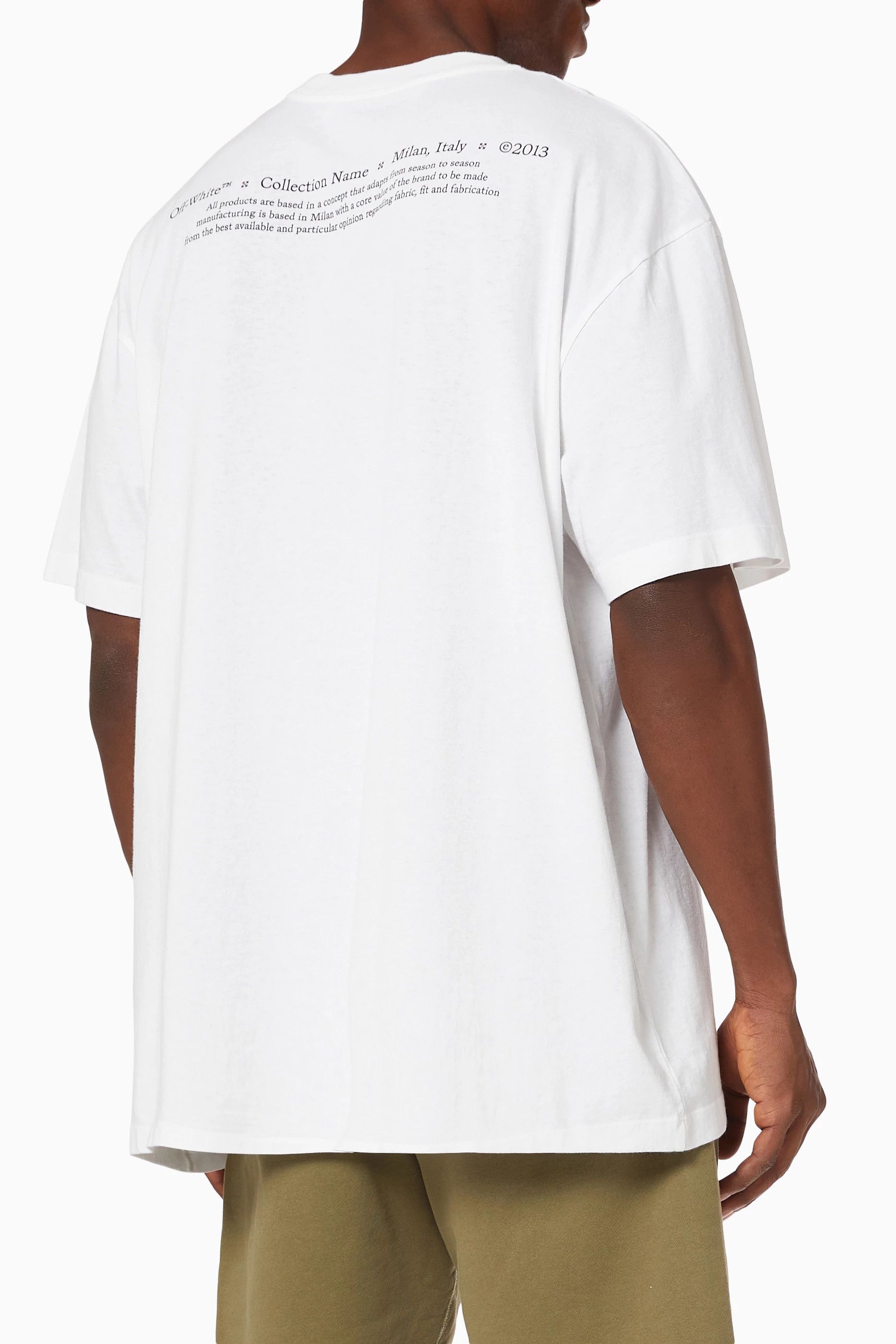 Off-White White Caravaggio Boy Oversized T-Shirt Size US M / EU 48-50 / 2 - 4 Thumbnail