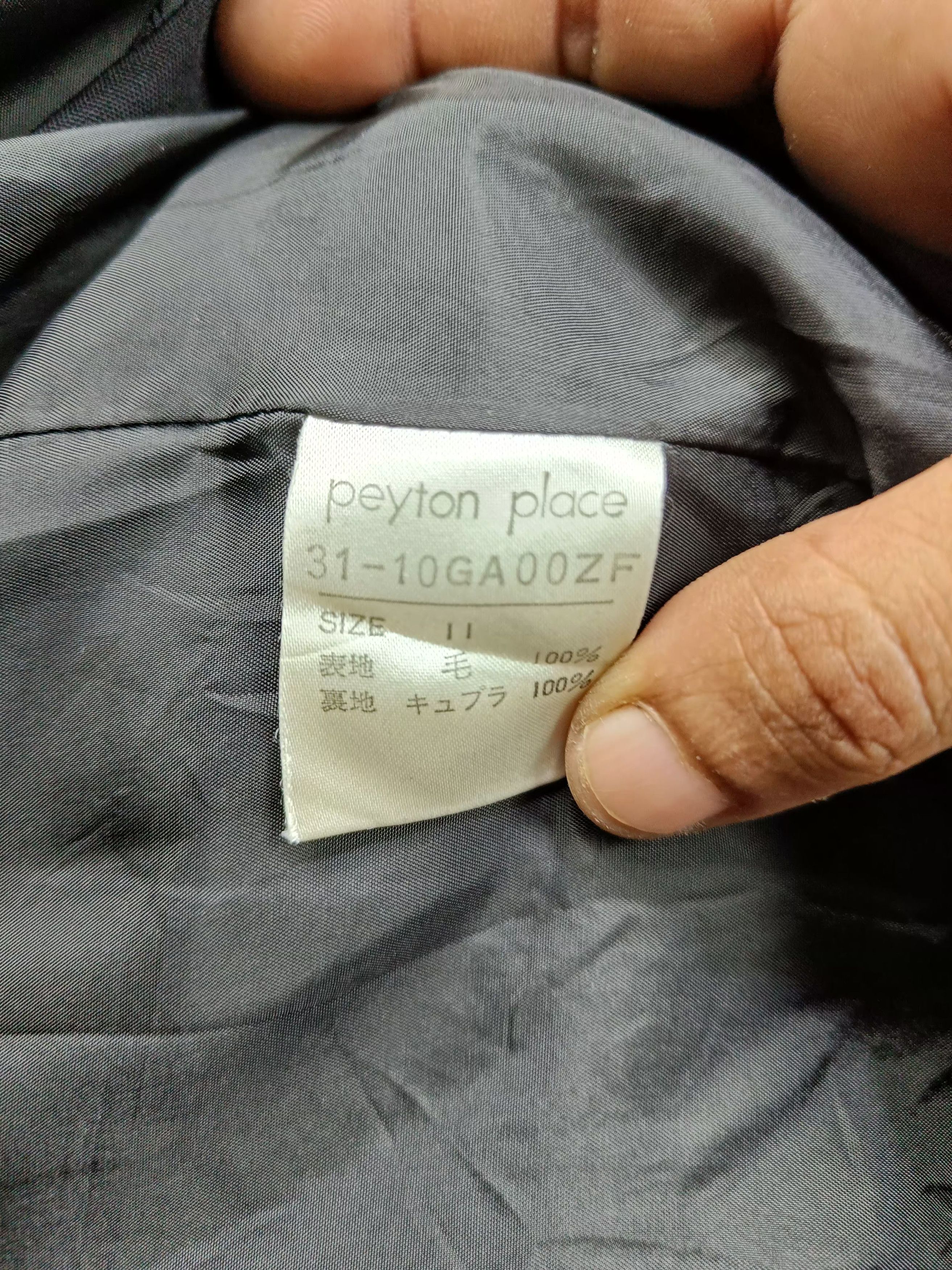 Japanese Brand Peyton Place Women Black Blazer Size M / US 6-8 / IT 42-44 - 11 Thumbnail
