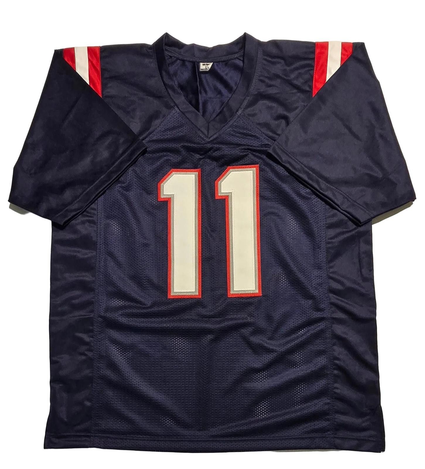 Other Julian Edelman Signed Custom Football Jersey coa (XL) Size ONE SIZE - 3 Thumbnail