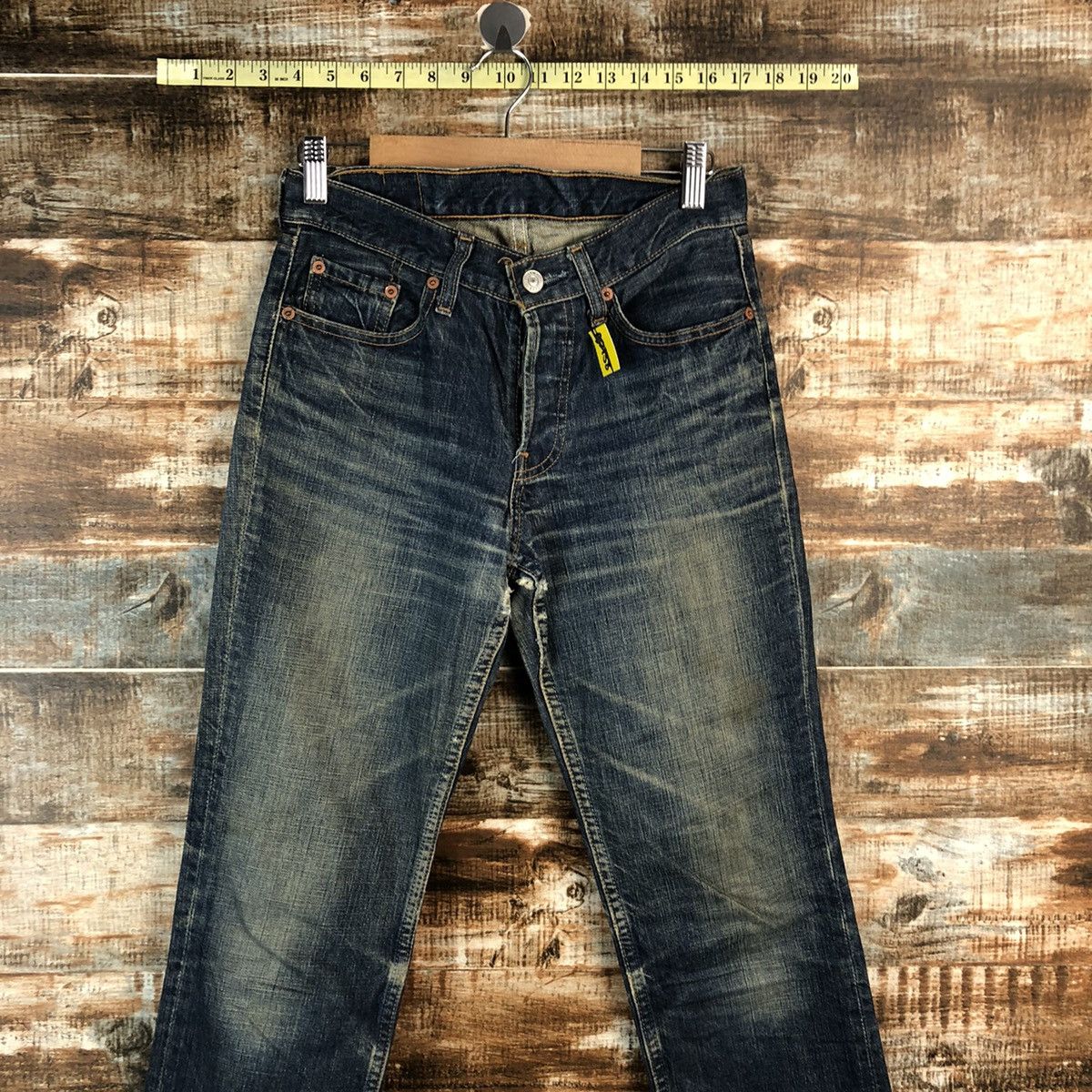 Levi's 501 Levis faded vintage Denim Pants #A2156 Size US 27 - 2 Thumbnail
