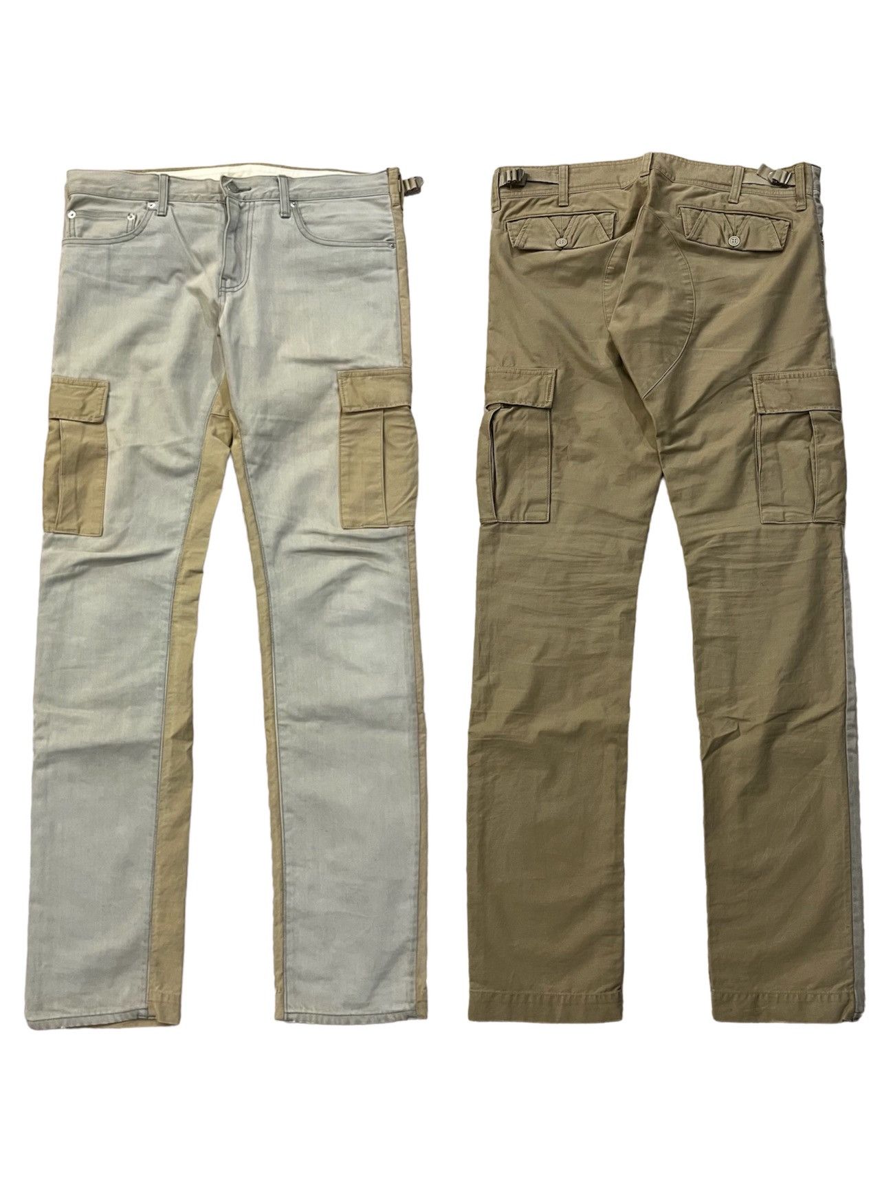 image of Undercover Beige Hybrid Cargo Pants, Men's (Size 33)