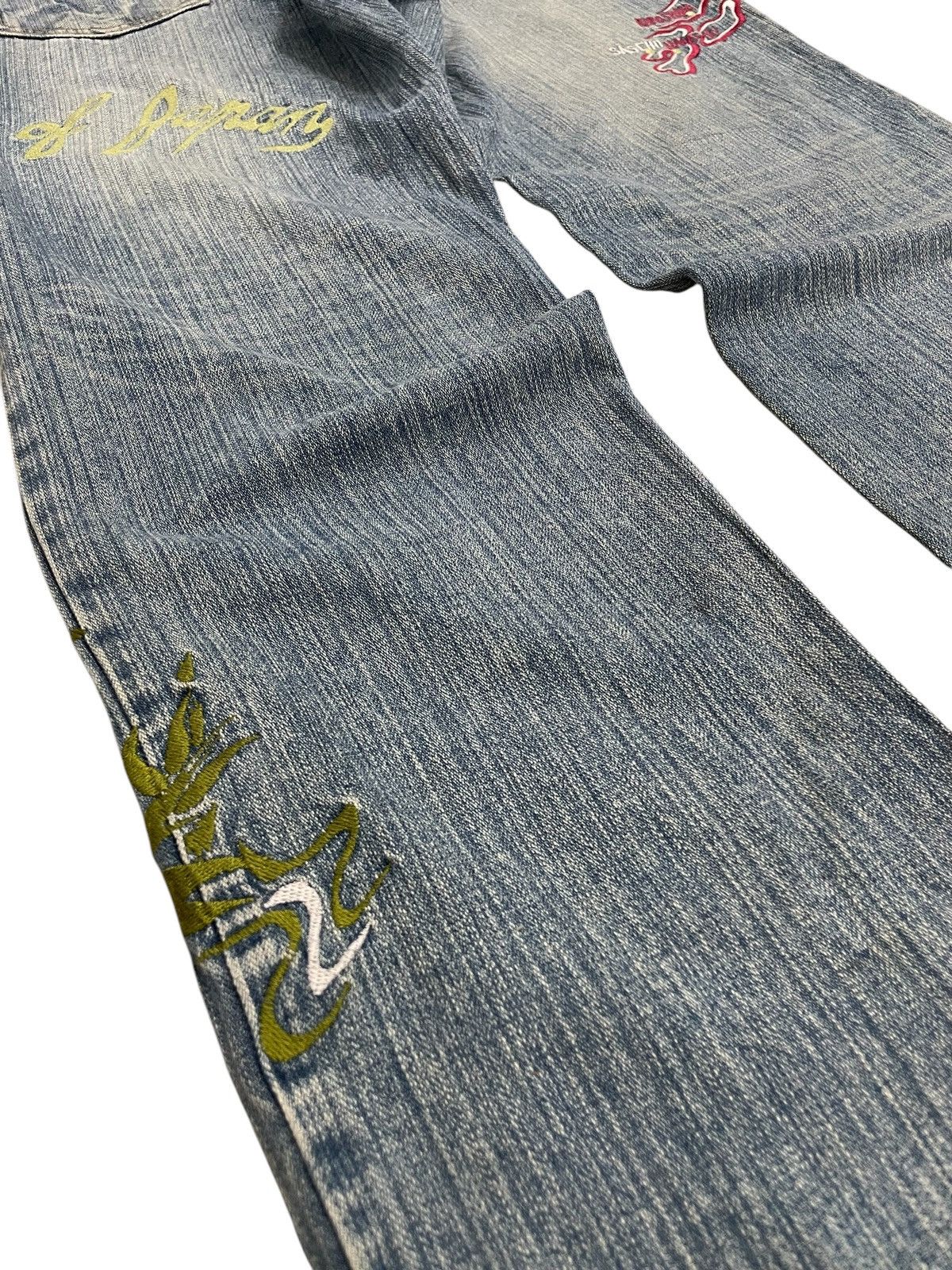 Hysteric Glamour Vision of Japan Embroidery Tiger Karakuri Gumu Design Size US 31 - 18 Thumbnail