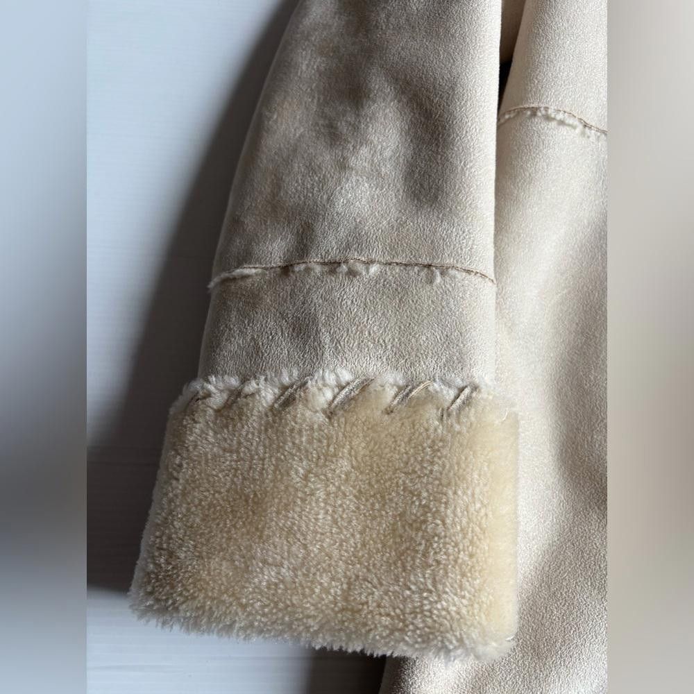 Designer Y2K Afghan Long Faux Suede Embroidered Coat Size S / US 4 / IT 40 - 4 Thumbnail