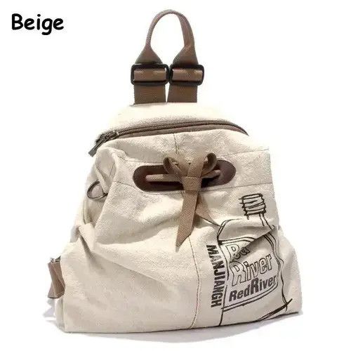 Japanese Brand × Vintage Vintage Canvas Backpack Size ONE SIZE - 2 Thumbnail