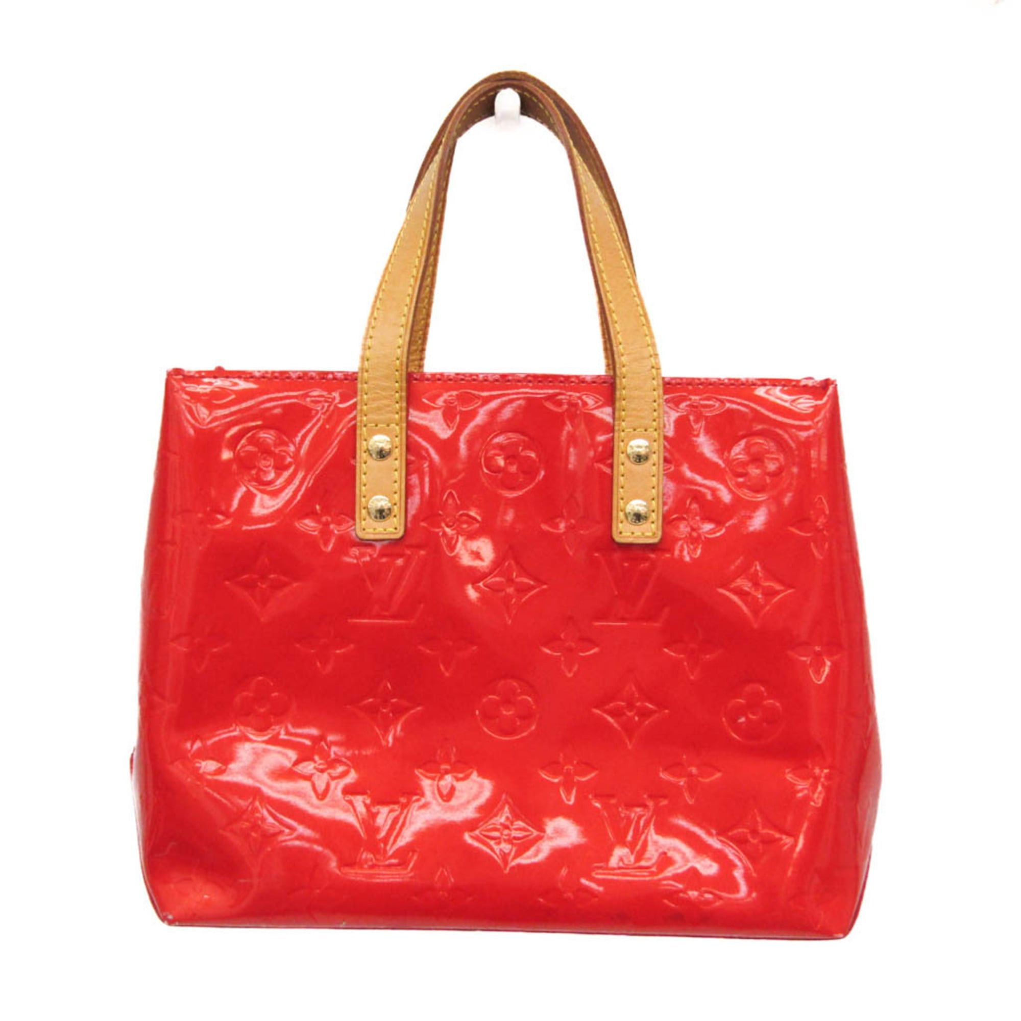 Louis Vuitton Louis Vuitton Monogram Vernis Reade PM M91088 Women's Handbag Rouge Size ONE SIZE - 1 Thumbnail