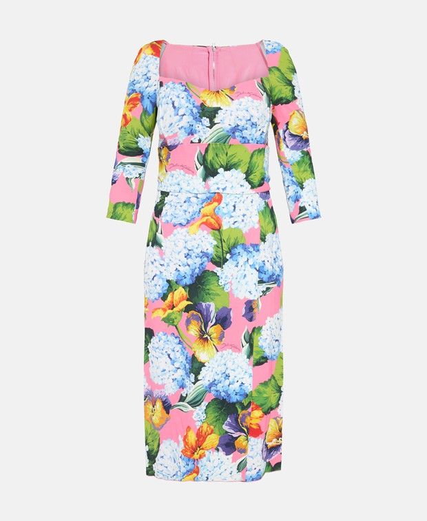 Dolce & Gabbana Midi dress Size 4XL / US 24-26 - 1 Thumbnail