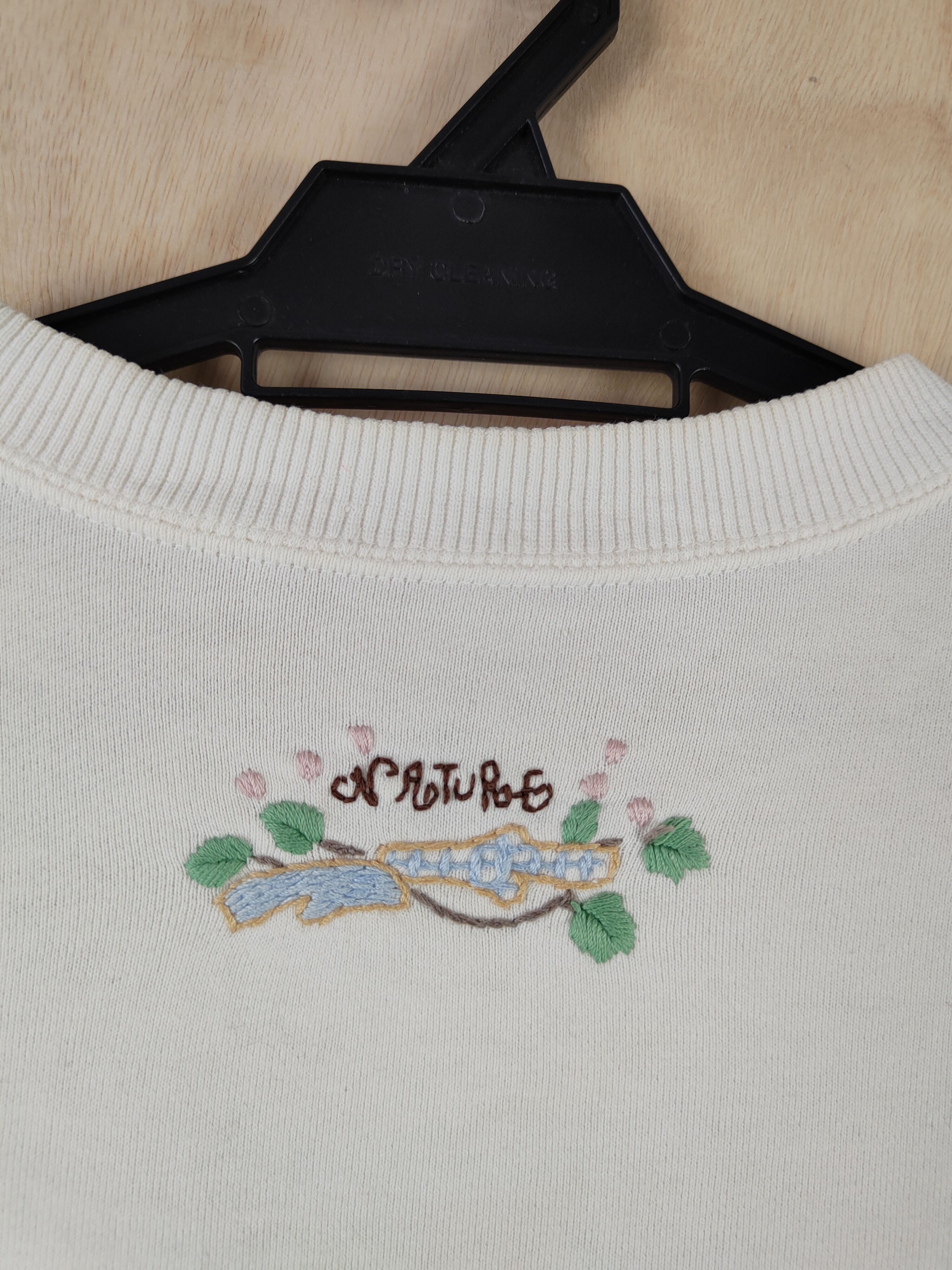 Japanese Brand × Vintage Japanese Brand art White Sweatshirts #S2640 Size M / US 6-8 / IT 42-44 - 10 Thumbnail