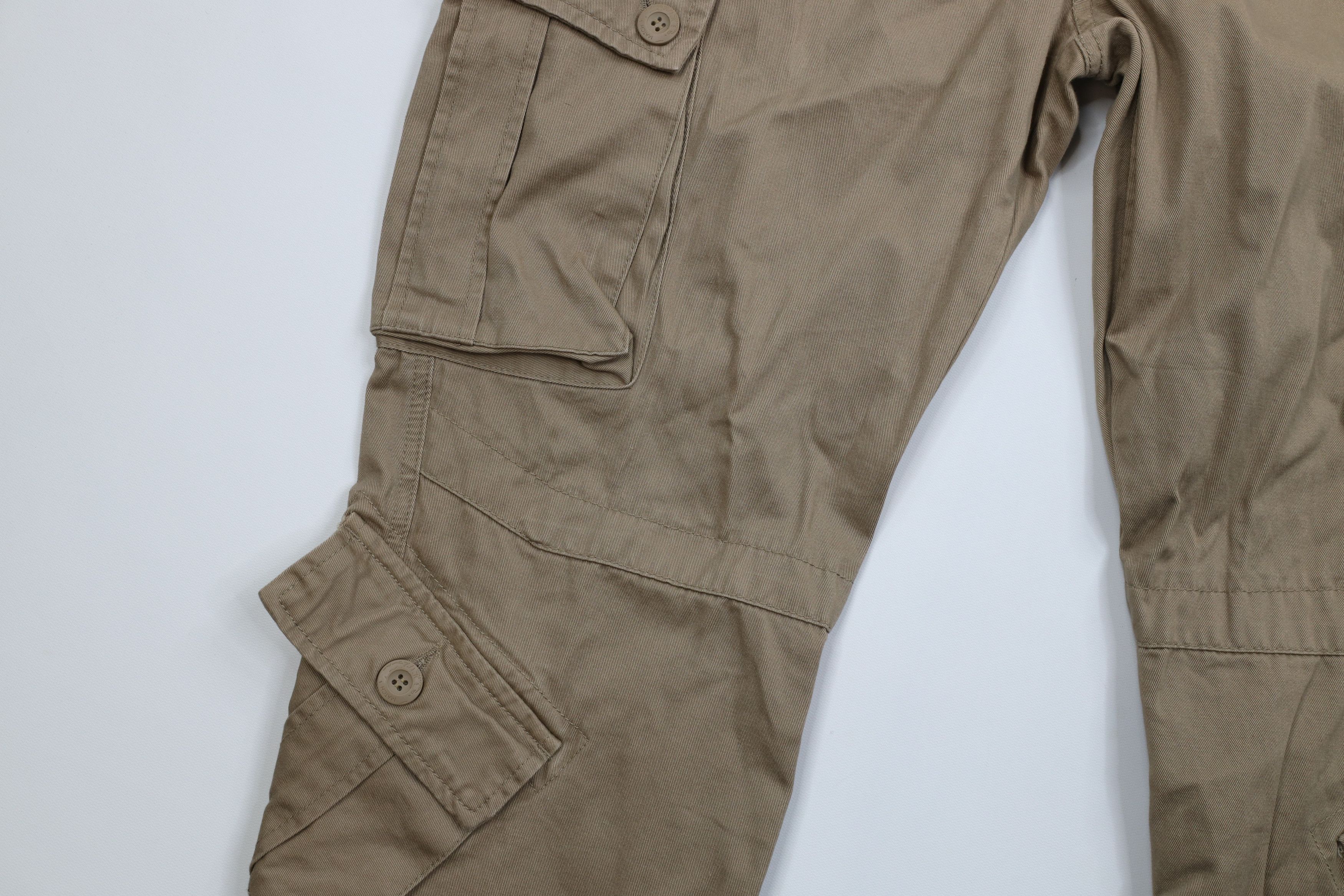 Vintage Vintage 90s Y2K Streetwear Baggy Relaxed Cargo Pants Beige Size US 40 / EU 56 - 5 Thumbnail