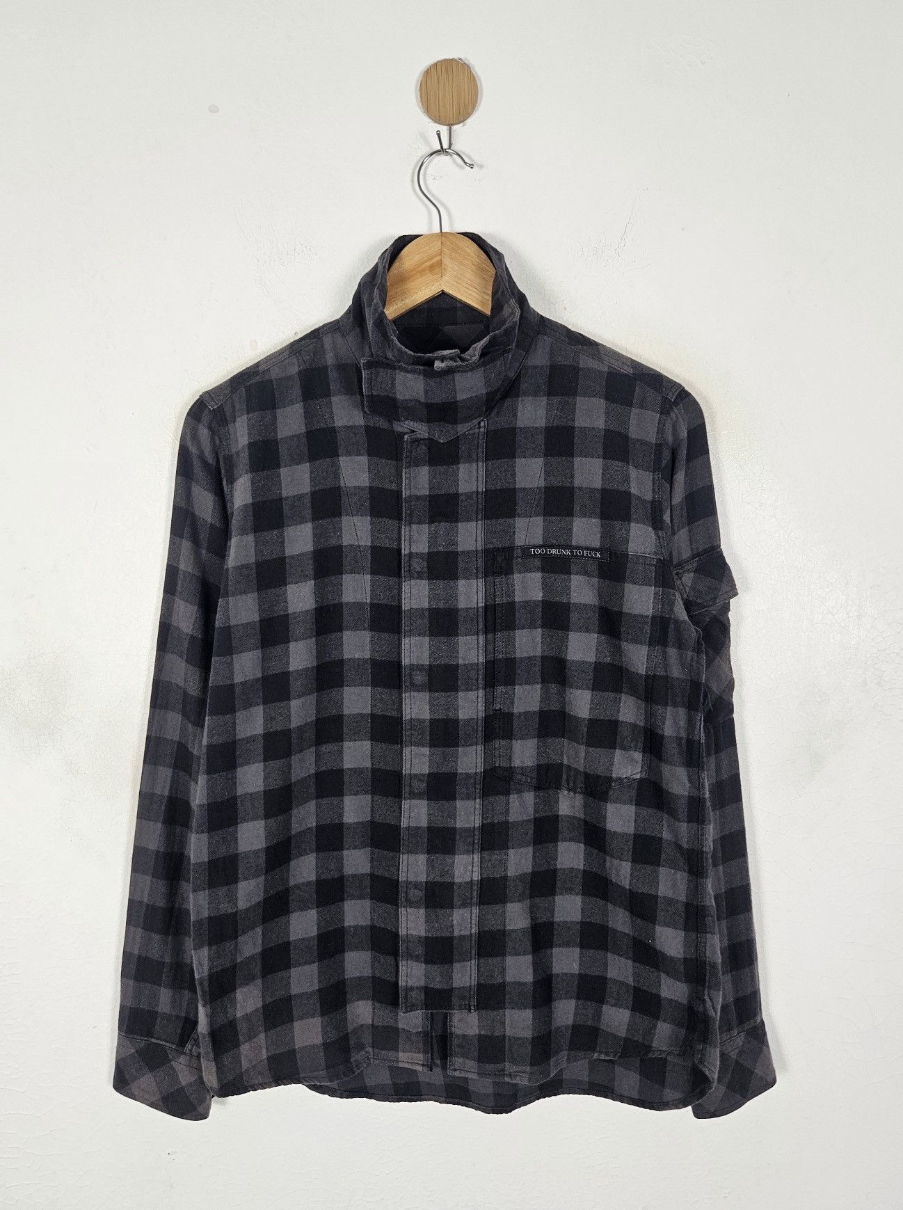 Hysteric Glamour Hysteric Glamour too drunk to fuck checkered jacket shirt Size US S / EU 44-46 / 1 - 1 Thumbnail