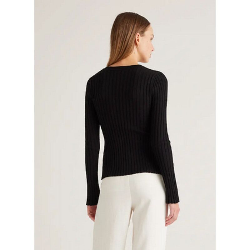 Quince Quince Cotton Cashmere Ribbed Long Sleeve Sweater XS NWT Size XS / US 0-2 / IT 36-38 - 3 Thumbnail