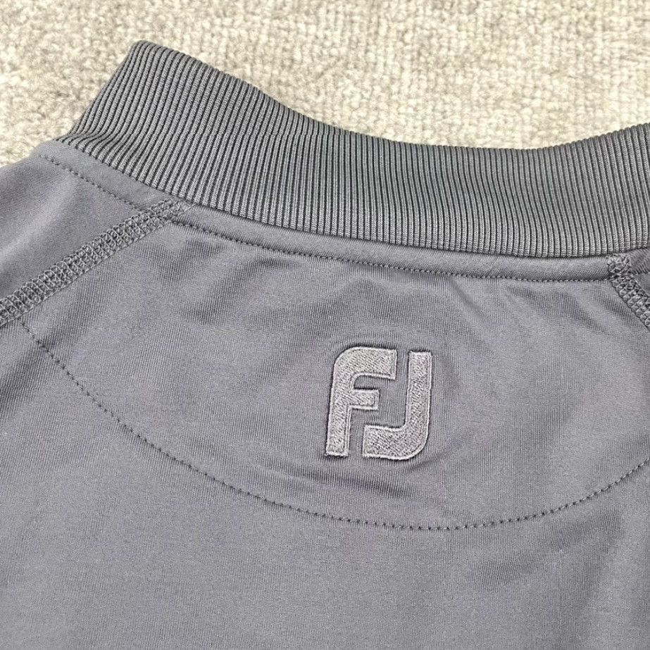 Footjoy FootJoy Golf Vest Mens Large Gray 1/4 Zip Performance Pullover Stretch Outdoor Sports Size US L / EU 52-54 / 3 - 7 Thumbnail