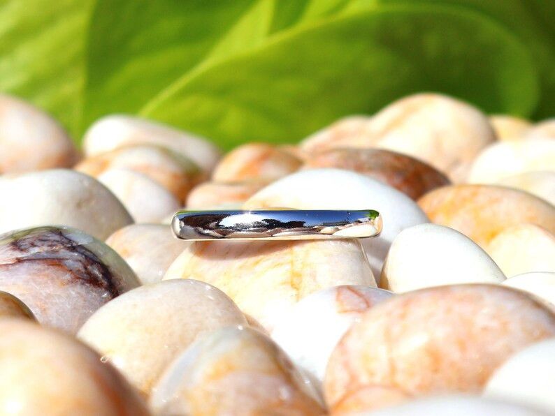 Handmade Plain Band Ring, 925 Silver Ring, Handmade Unisex Band, Gift Size ONE SIZE - 4 Thumbnail