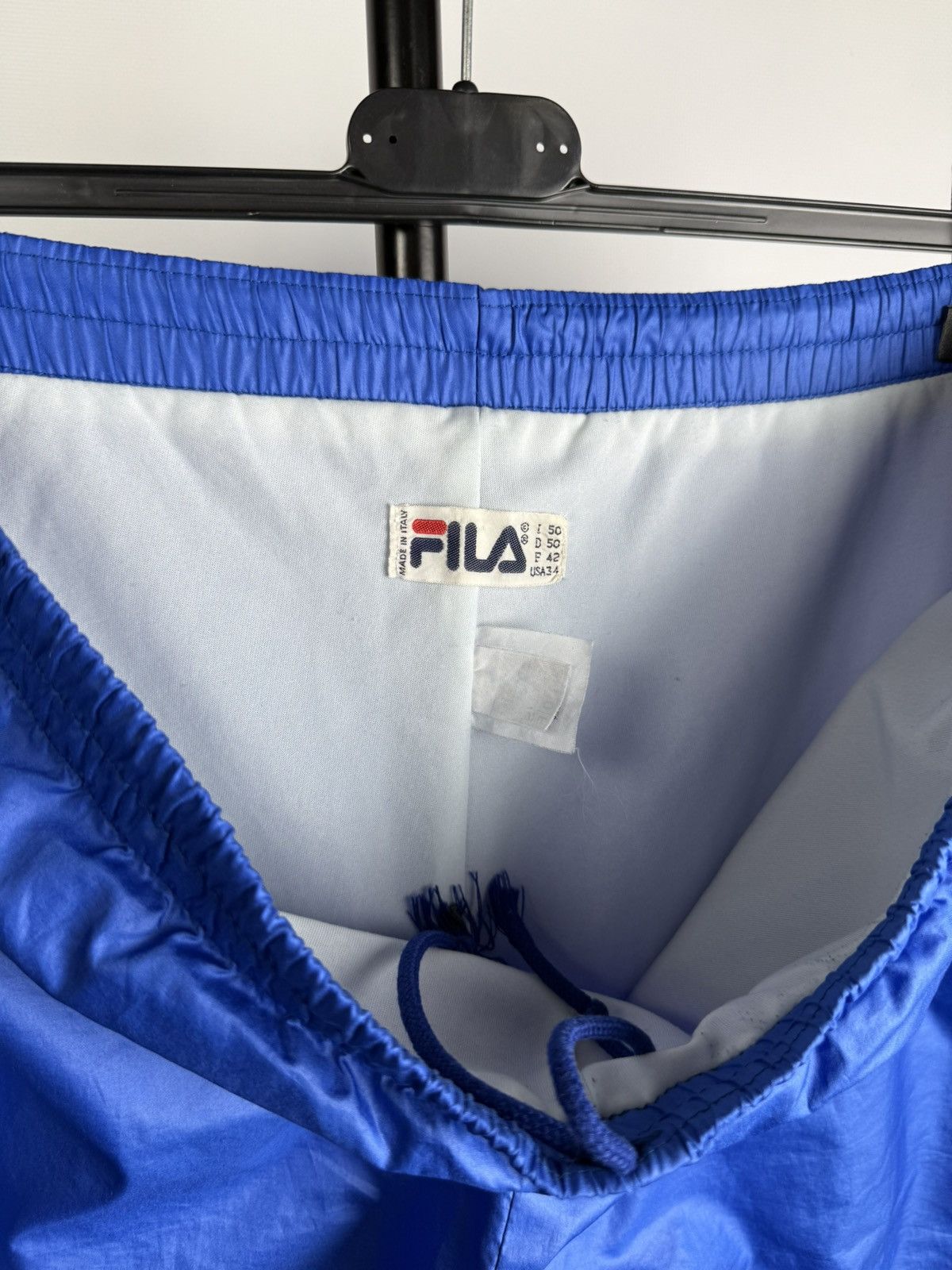 Fila × Vintage VTG 90s Fila Track Pants Medium Windbreaker Jogger Athletic Size US 34 / EU 50 - 8 Thumbnail