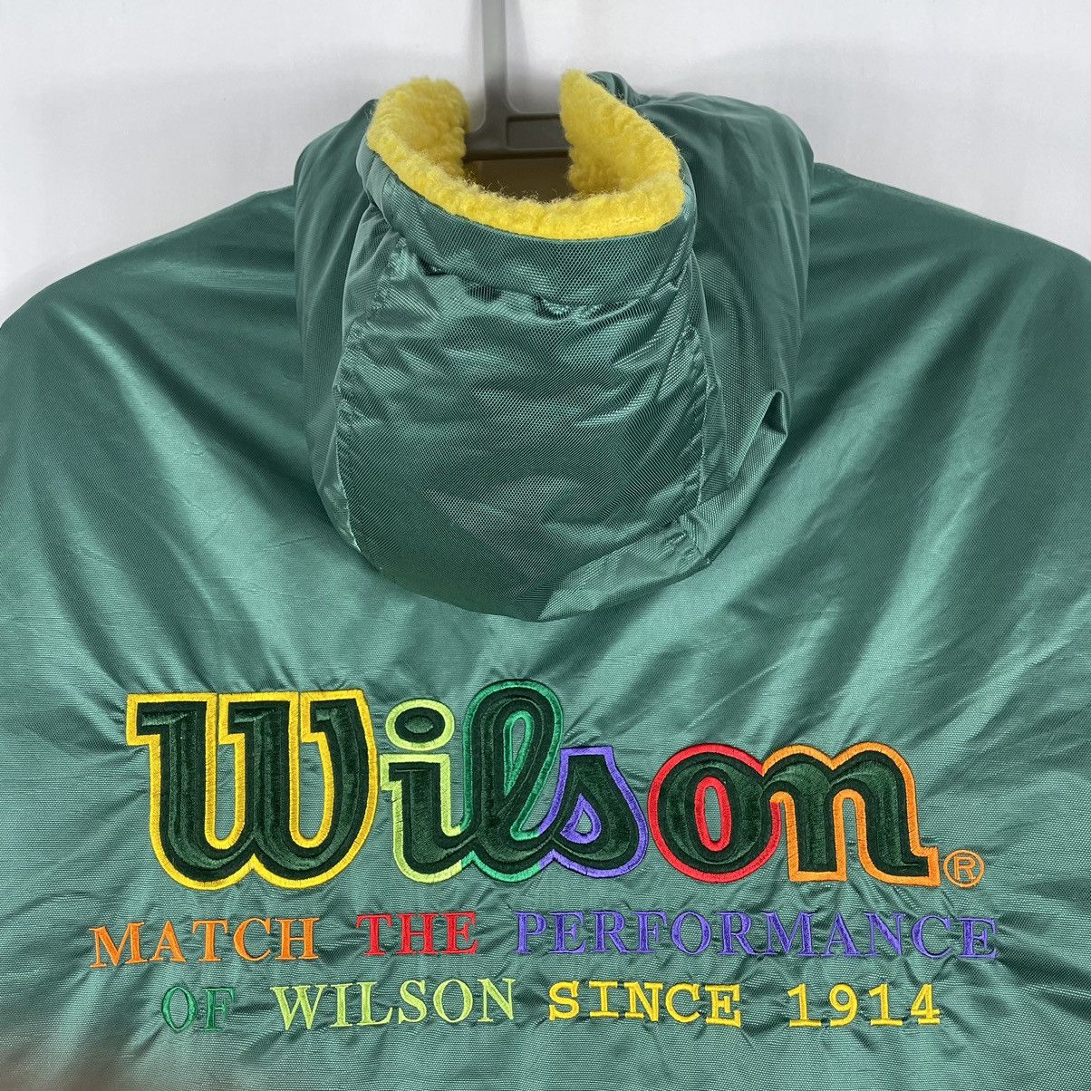 Vintage × Wilson 🔥Rare🔥Wilson Big Spellout Snap Buttons Coach Light Jacket Size US L / EU 52-54 / 3 - 2 Thumbnail