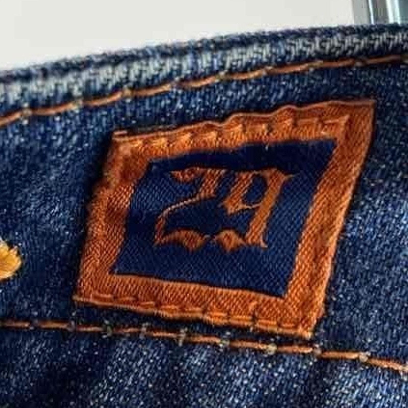 Rock Revival Rock Revival Jamie Weathered Blue Dark Bootcut Jeans - Sz 29 Size 29" - 4 Thumbnail