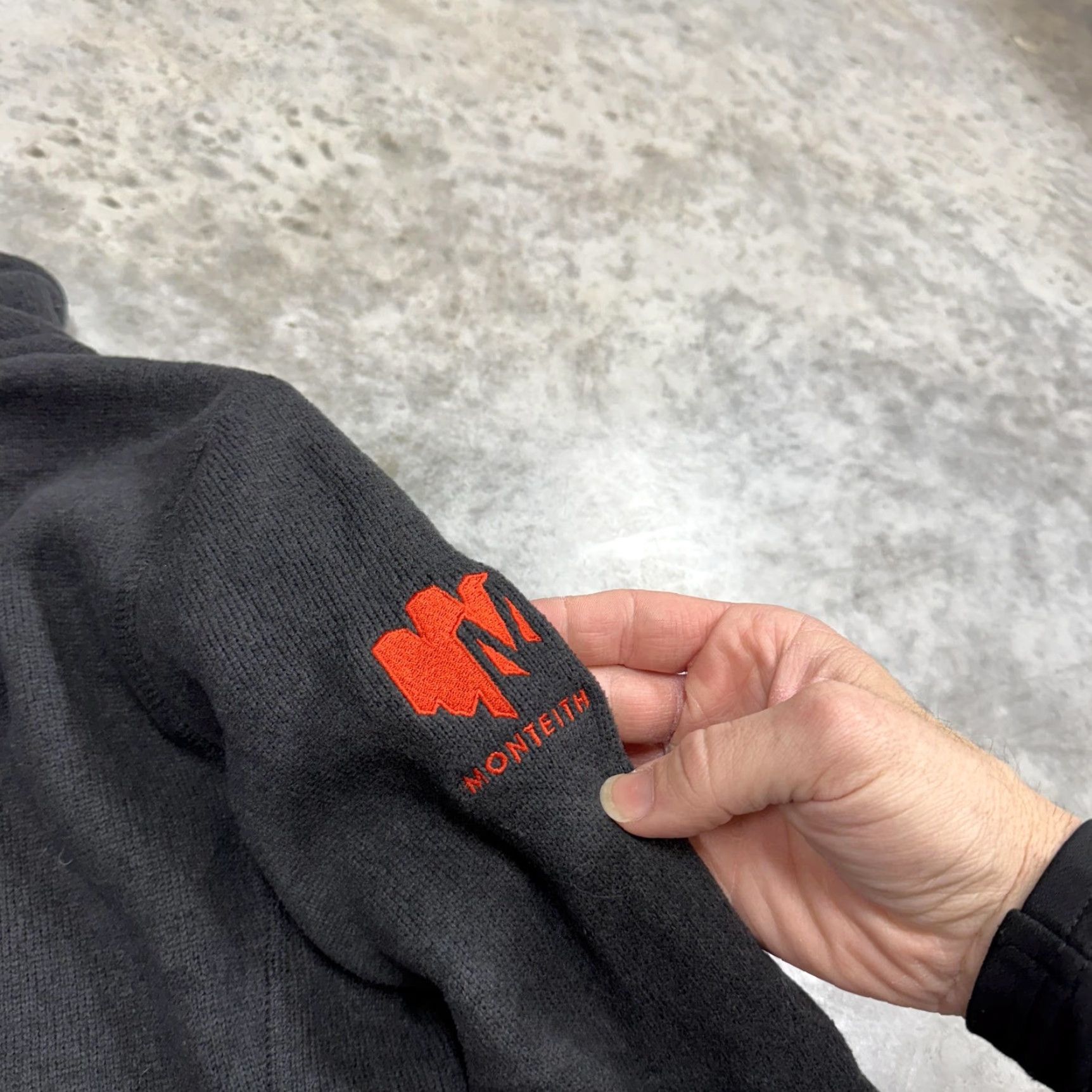 The North Face VINTAGE The North Face Jacket Womens Medium Black Fleece Full Zip Monteith Logo Size M / US 6-8 / IT 42-44 - 5 Thumbnail