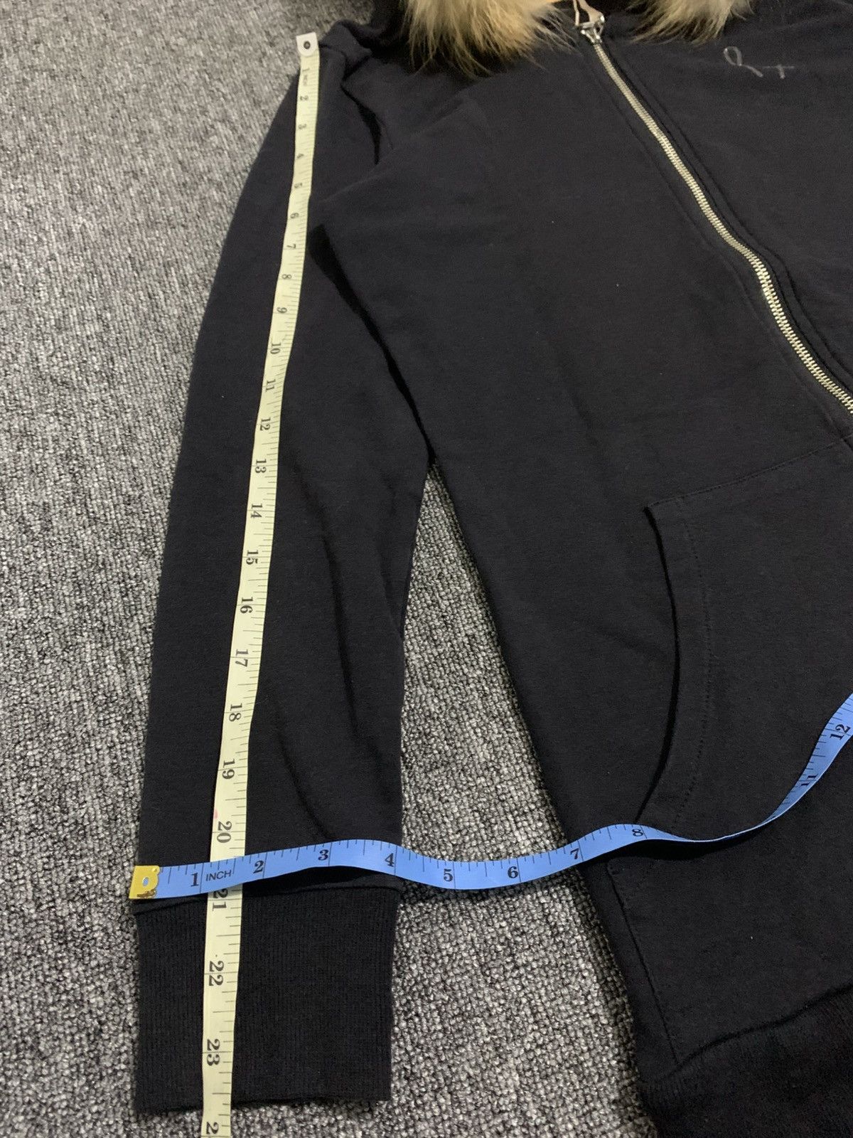 Japanese Brand PAUL SMITH FULL BLACK ZIP JACKET FUR HOOD LGB STYLE Size M / US 6-8 / IT 42-44 - 9 Thumbnail