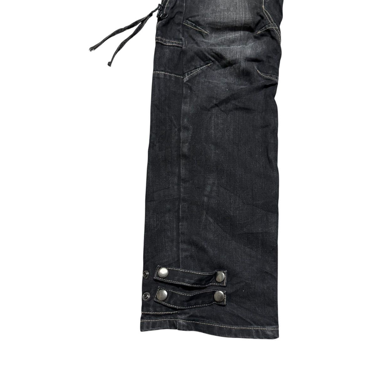 PPFM PPFM Bondage Black Denim Jeans Size US 32 / EU 48 - 10 Thumbnail