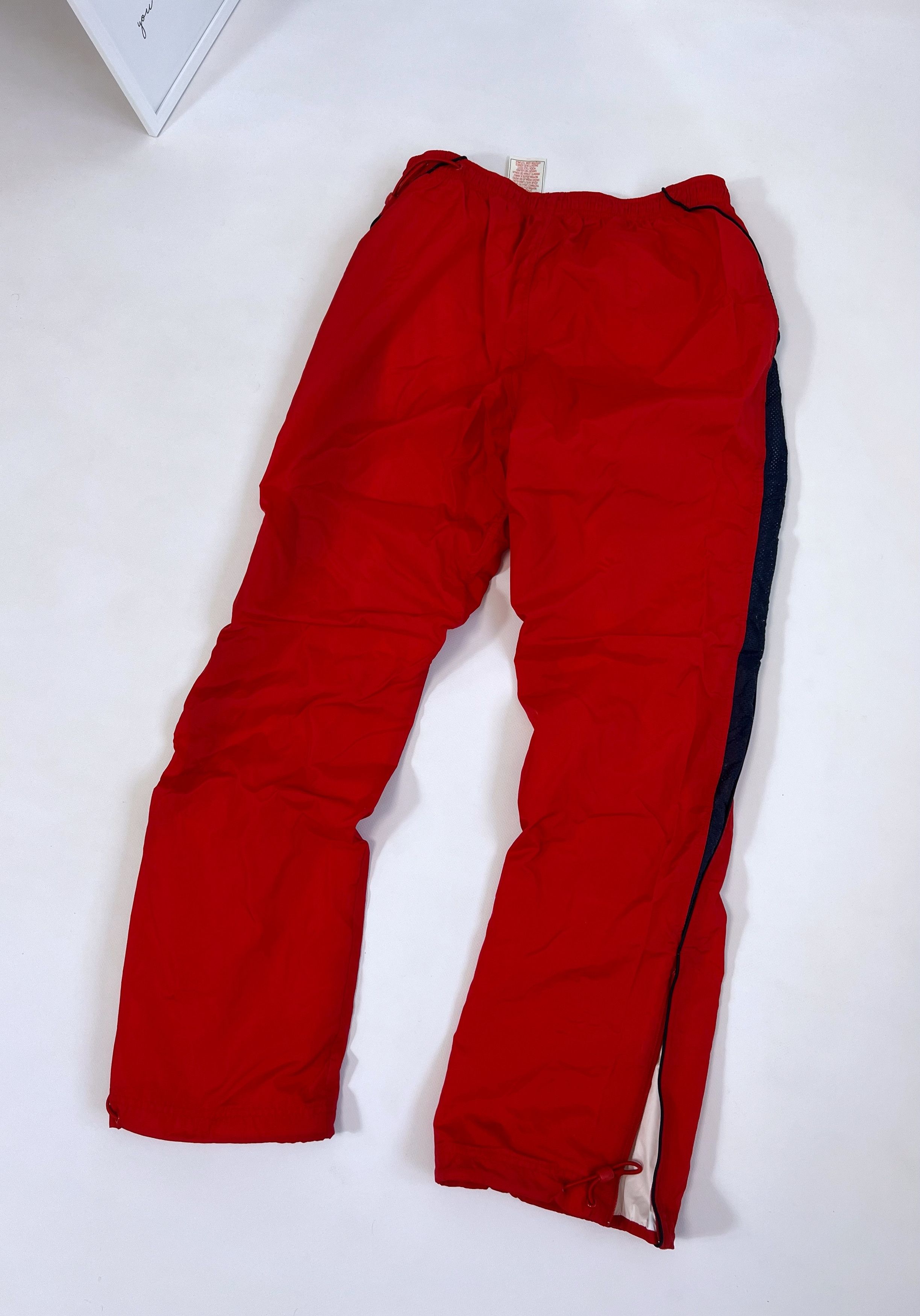 Nike Nike vintage pants zip red Size 30" / US 8 / IT 44 - 8 Thumbnail