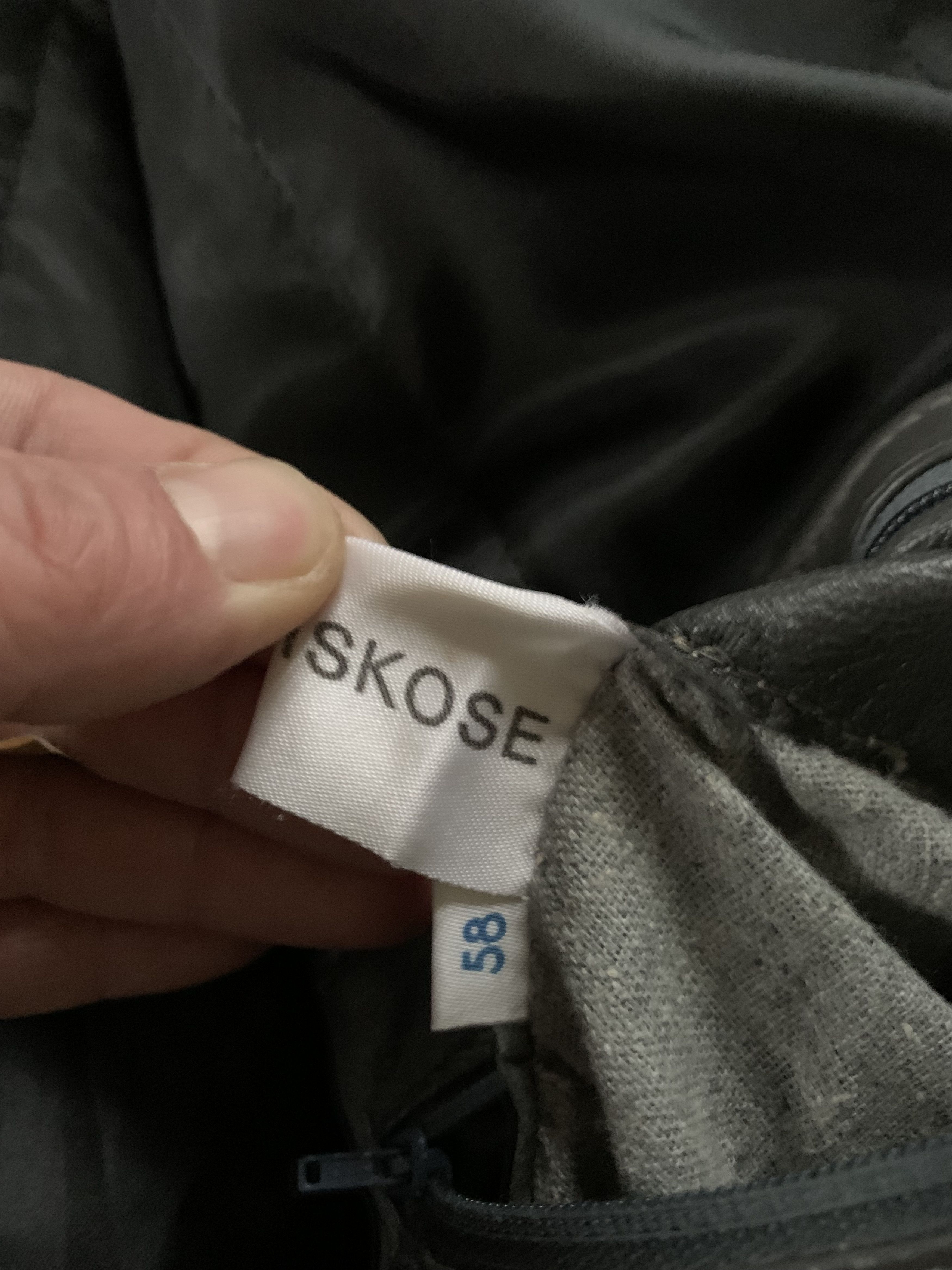 Genuine Leather × Vintage Rare Schild Vintage Grey Soft Leather Jacket Size US XL / EU 56 / 4 - 9 Thumbnail