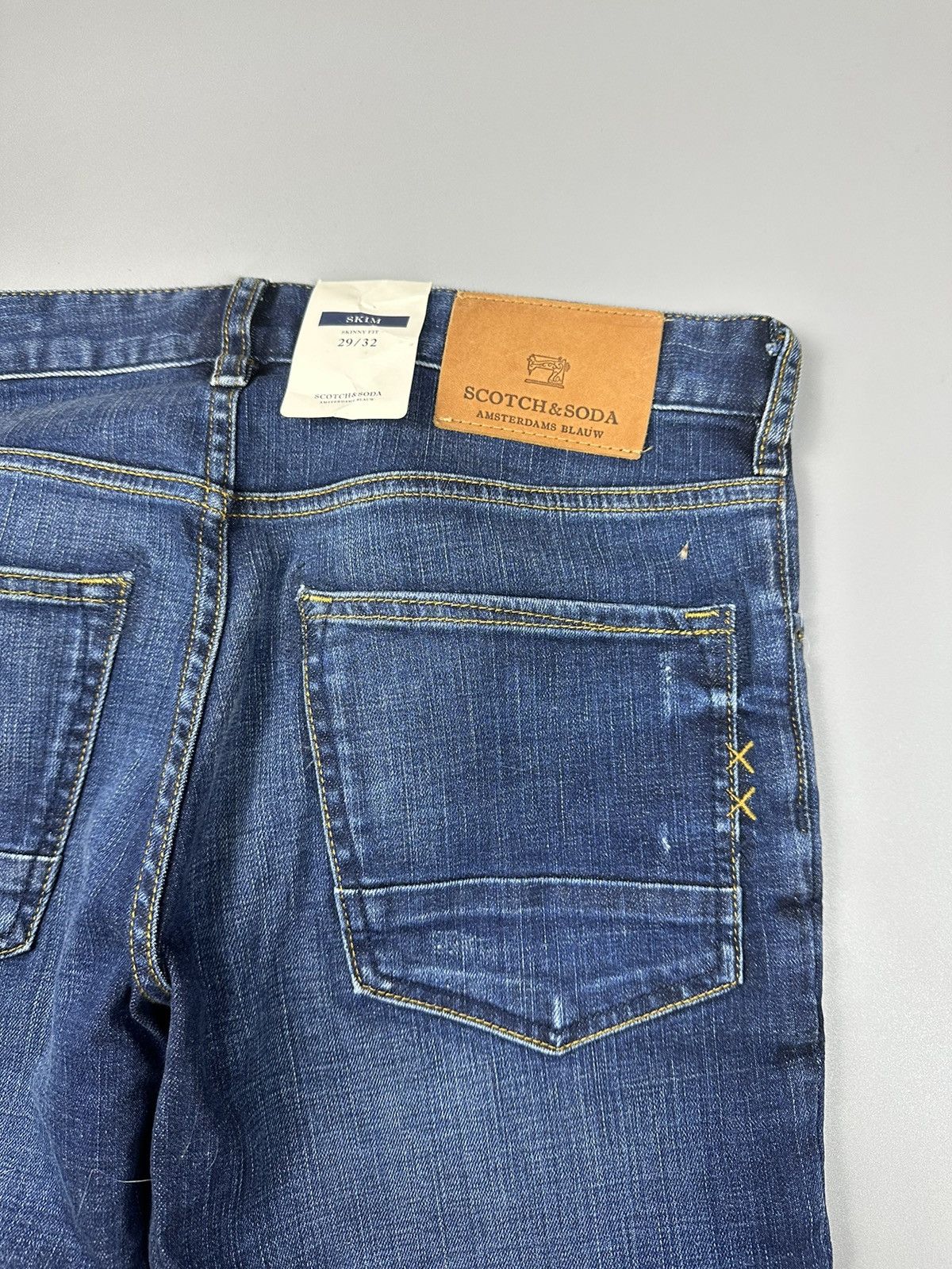 Scotch & Soda Scotch&Soda Washed Blue Skiny Jeans Ralston Size US 29 - 2 Thumbnail