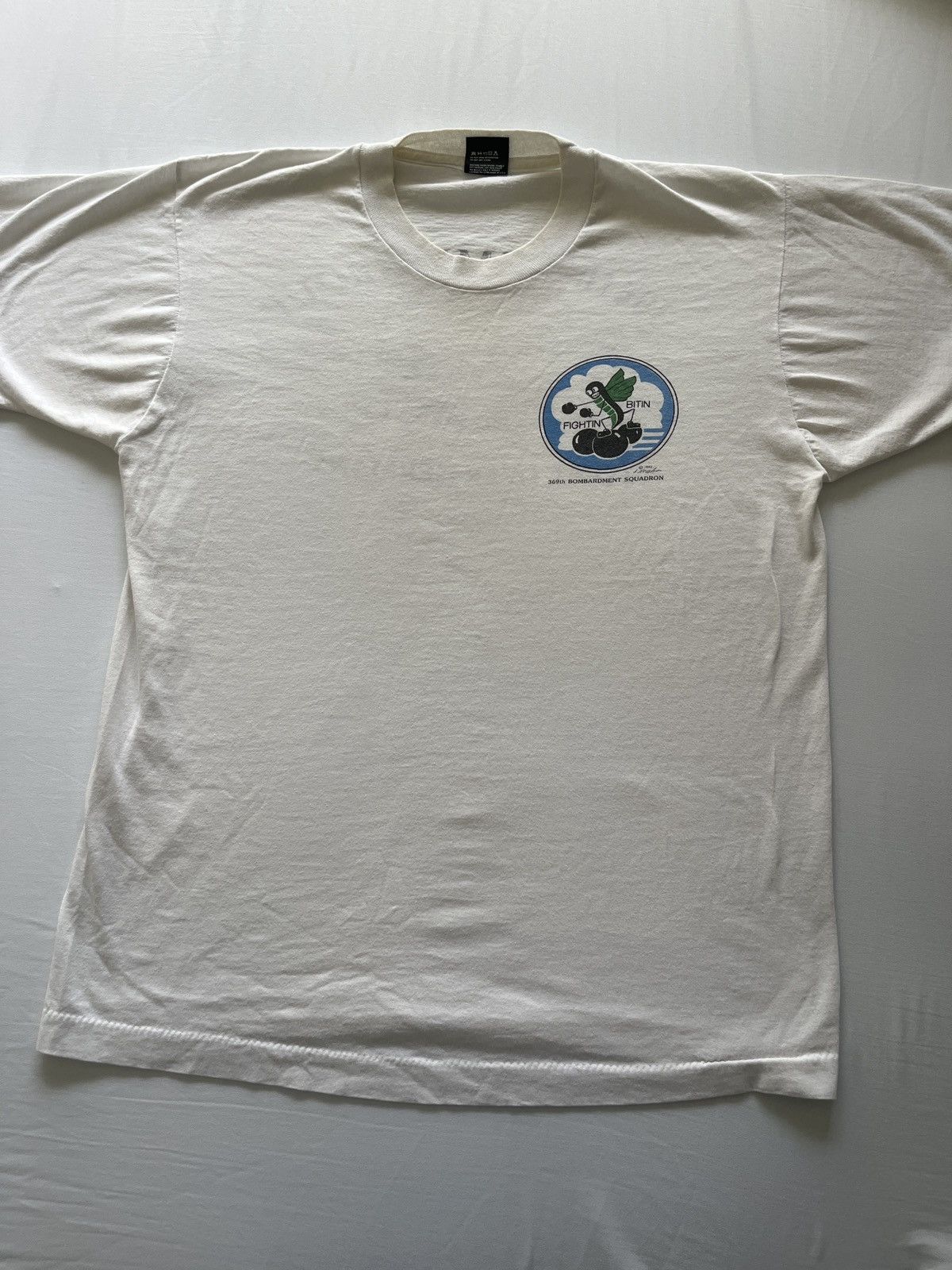 Vintage 1990 369 Bombardment Squadron First Over Germany Tee Size US L / EU 52-54 / 3 - 1 Thumbnail