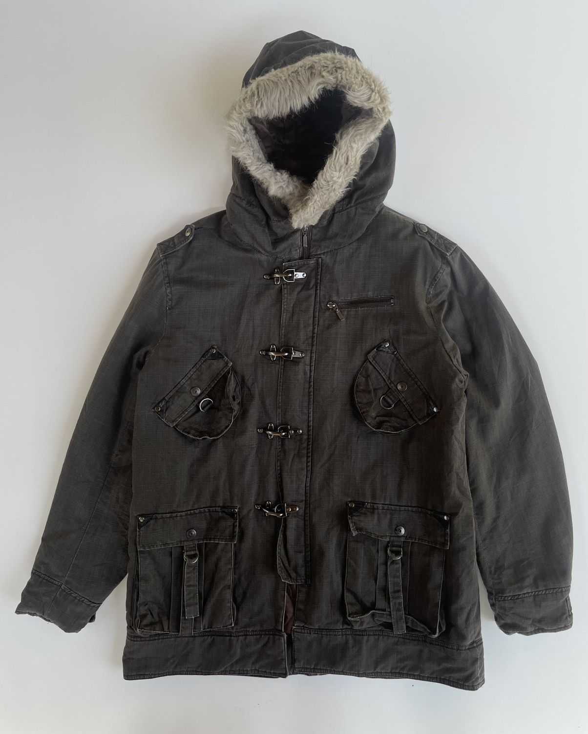 Other Japanese Brand Fur Hoodie Jacket Size US XL / EU 56 / 4 - 2 Thumbnail