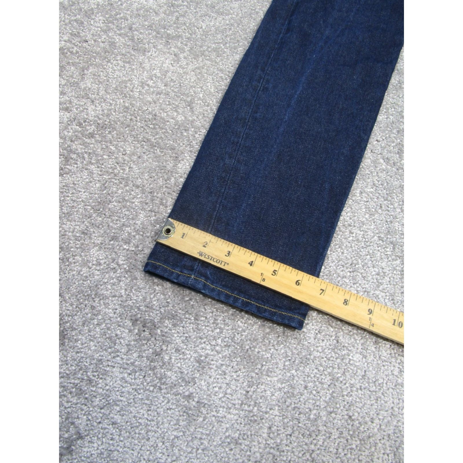 Carhartt Carhartt Jeans Mens Pontiac Denim Dark Wash 26x31 Blue Straight Regular 26 Regular Inseam 31 Mens Jeans Size US 26 / EU 42 - 4 Thumbnail