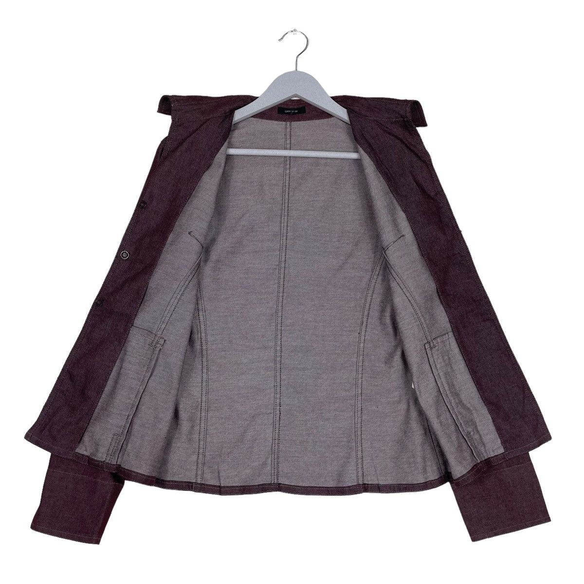 💥COMME CA ISM CROPPED LIGHT BUTTON JACKET