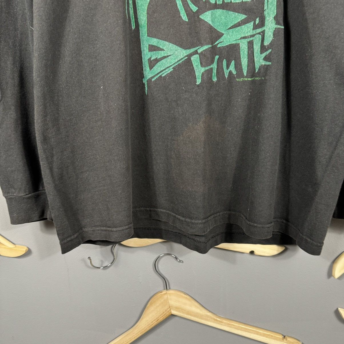 Marvel Comics Vintage 1999 Marvel Hulk in Rage Long Sleeve T-shirt Size US XL / EU 56 / 4 - 7 Thumbnail