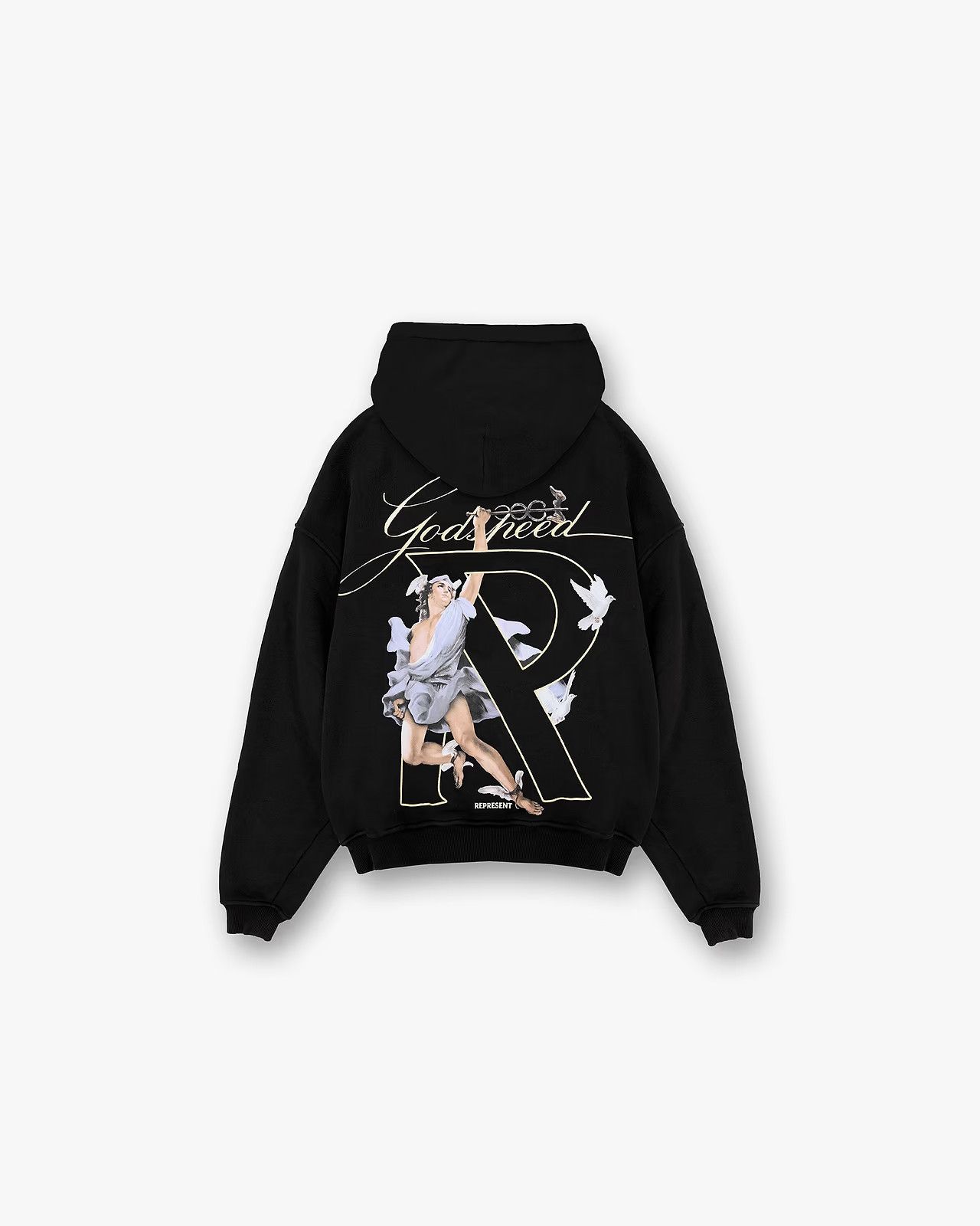 Represent Clo. o1mle1125 Hermes Zip Hoodie in Black Size US M / EU 48-50 / 2 - 2 Thumbnail