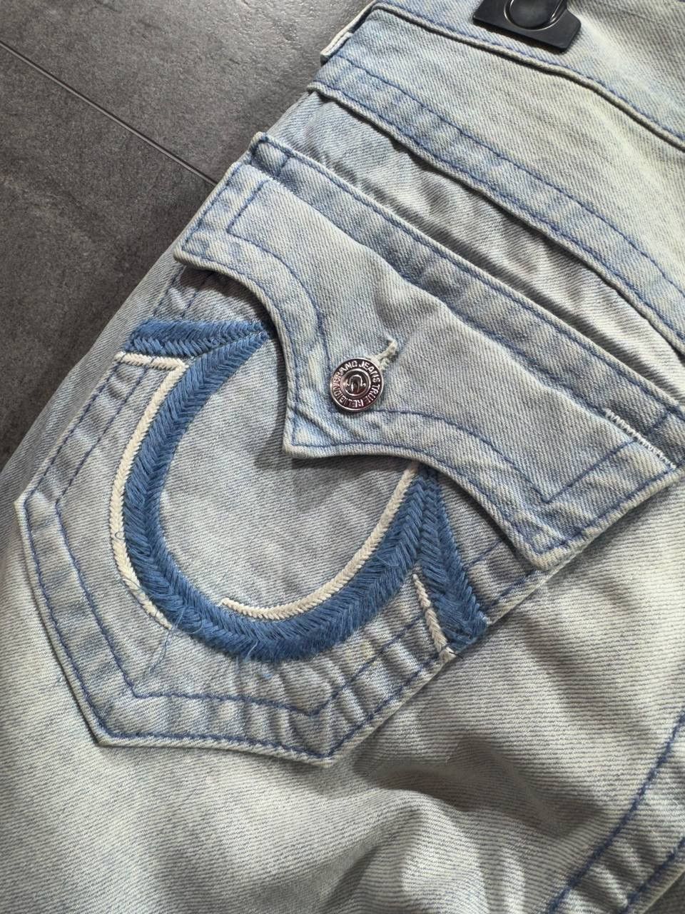 True Religion True Religion Men's Ricky Straight Denim Jeans Size US 32 / EU 48 - 12 Thumbnail