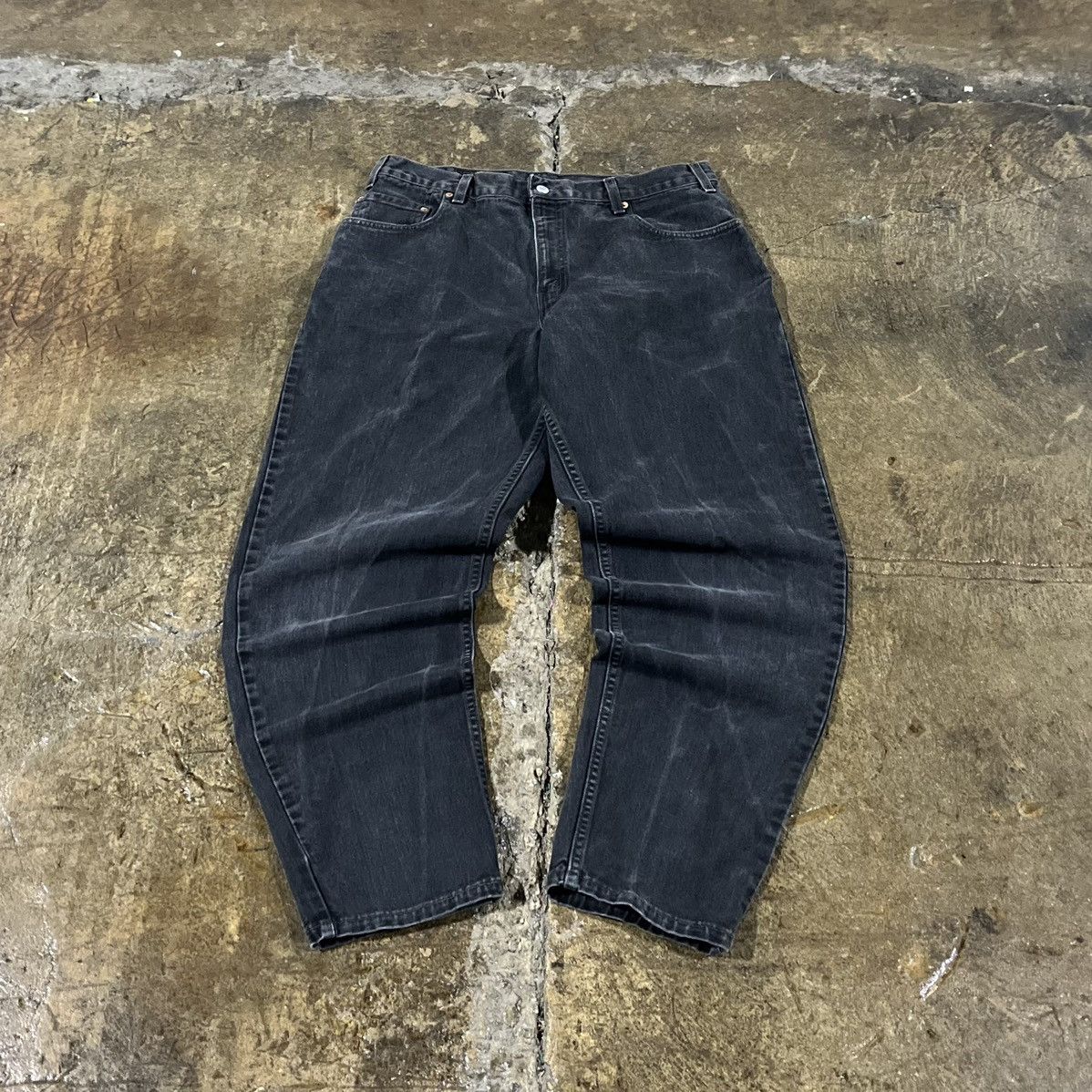 Levi's × Vintage Crazy Vintage 90s Levi's 560 Baggy Loose Fit Skater Jeans Size US 36 / EU 52 - 2 Thumbnail