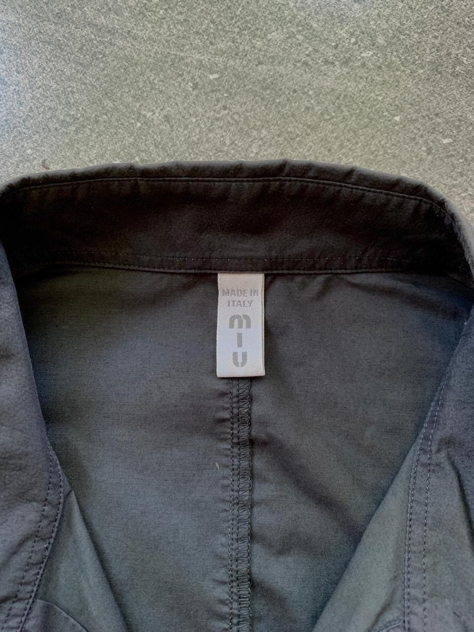 Miu Miu FREE TAX! 2000s Rubber Band Cuffed Shirt Size US M / EU 48-50 / 2 - 6 Thumbnail