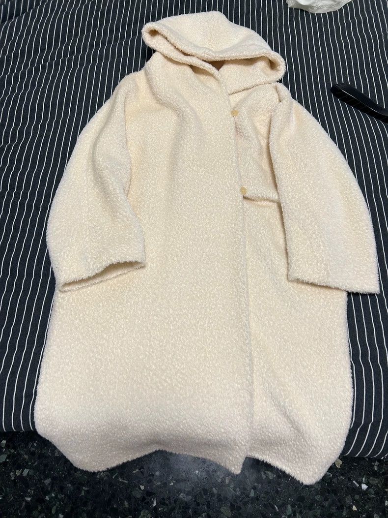 Max Mara Max Mara Alpaca hooded long coat Size L / US 10 / IT 46 - 8 Thumbnail