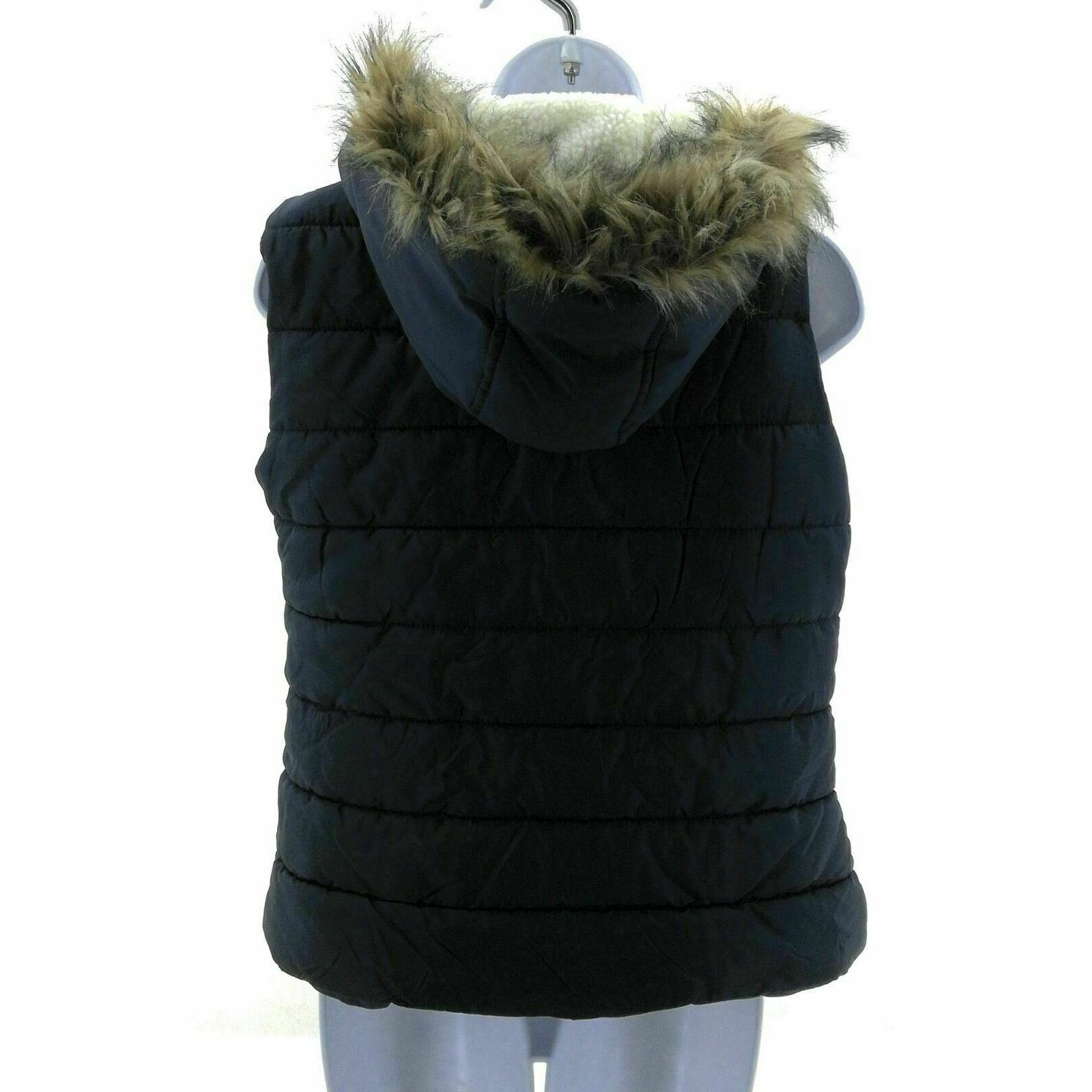 Other Forever Flower Navy Blue Hooded Puffer Vest - Size Small Size S / US 4 / IT 40 - 3 Thumbnail