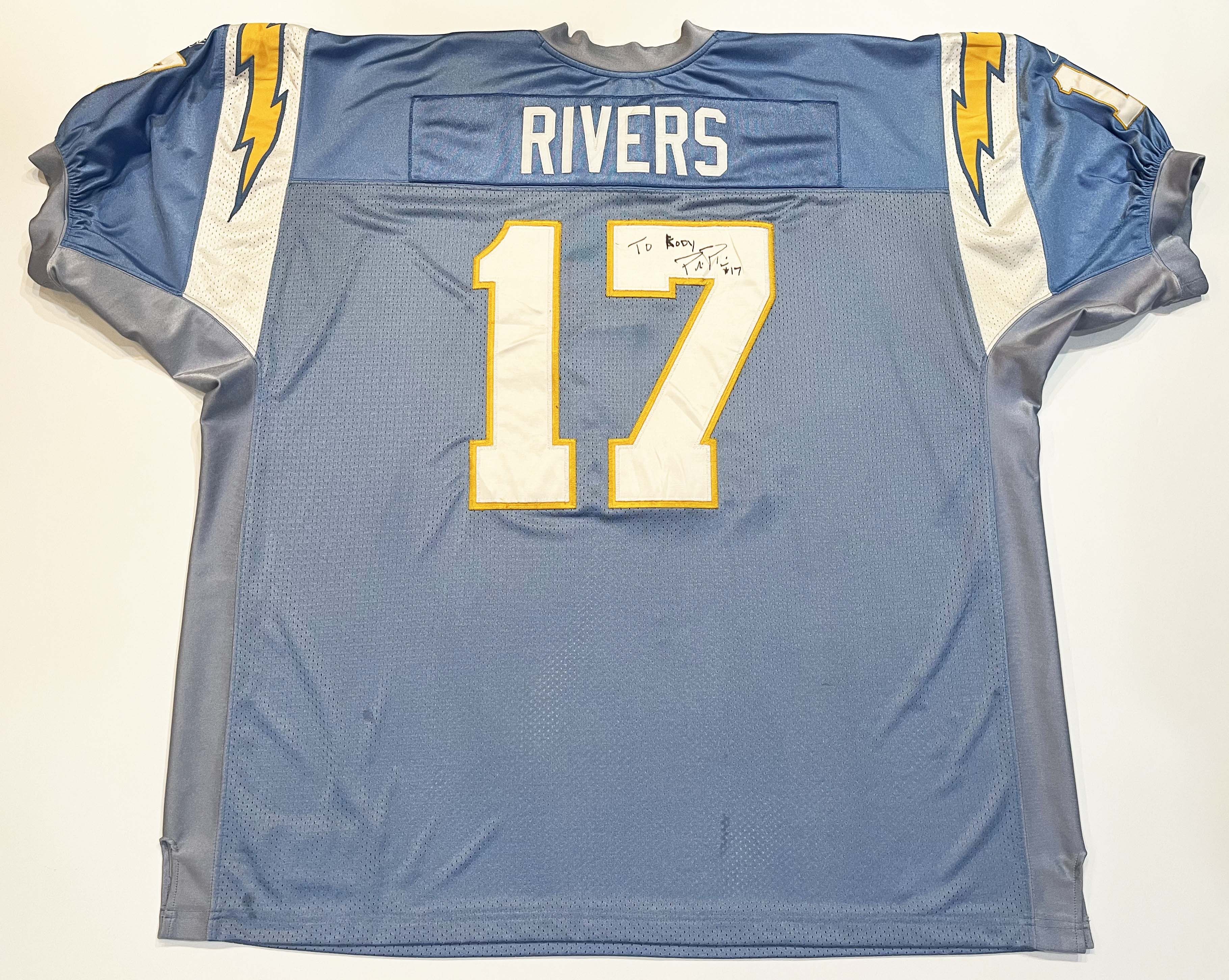 NFL × Reebok Reebok On Field NFL San Diego Chargers RIVERS #17 Jersey Size US XXL / EU 58 / 5 - 6 Thumbnail