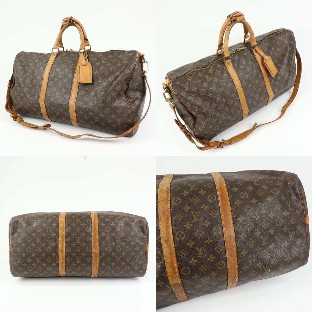 Louis Vuitton Louis Vuitton Monogram Keepall 55 Duffle Bag Size ONE SIZE - 3 Thumbnail