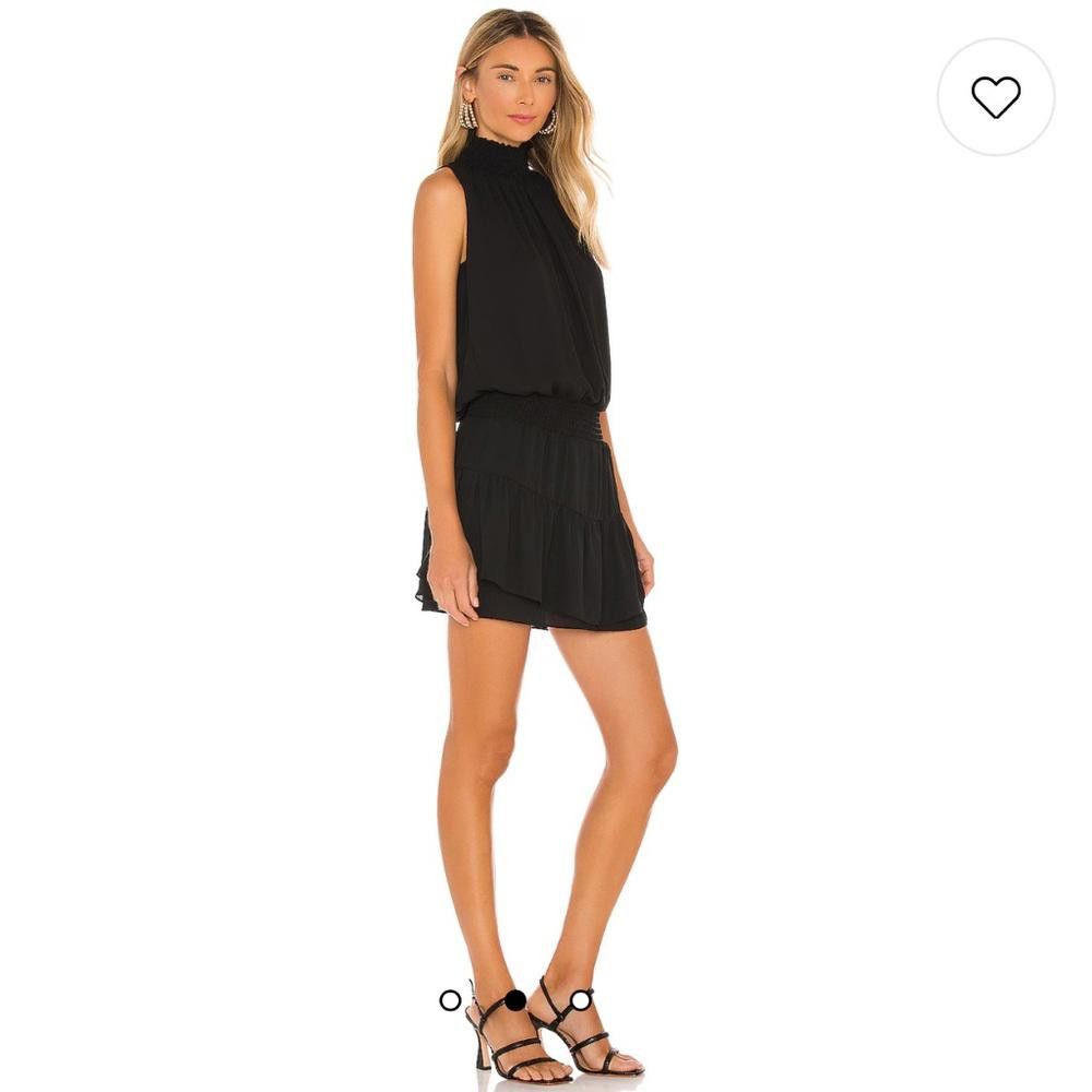 REVOLVE Revolve Krisa Turtleneck Mini Dress in Black S