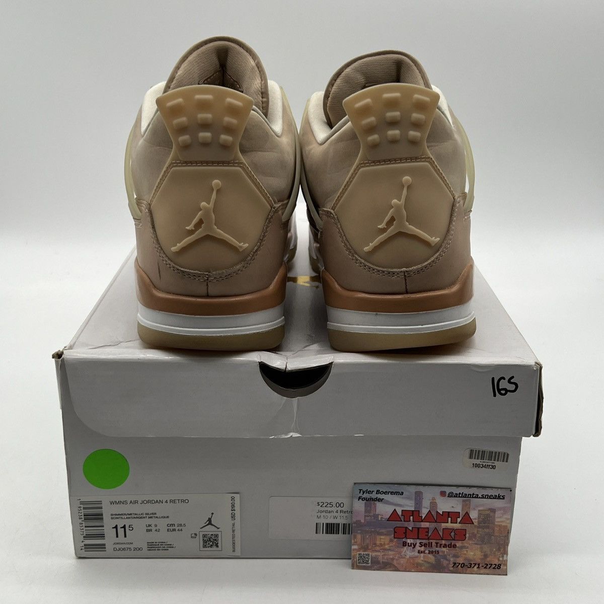 Jordan Brand Wmns air Jordan 4 shimmer Size US 11.5 / EU 44-45 - 3 Thumbnail
