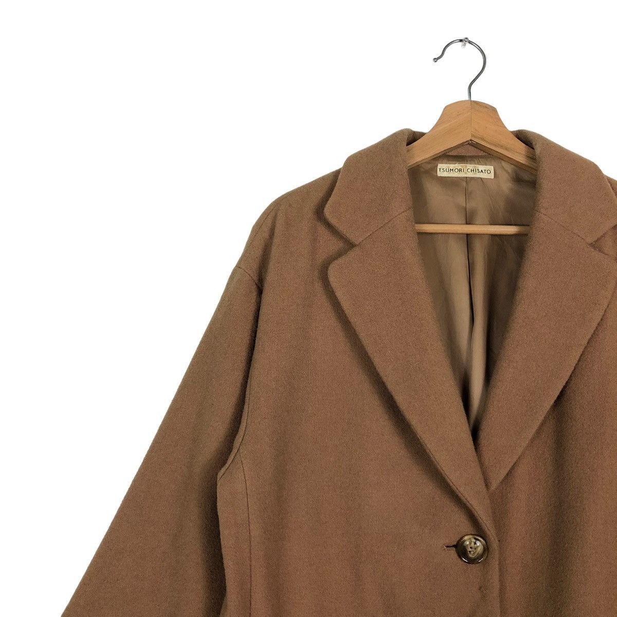 Issey Miyake 🔥Rich Brown - Long Fly Coats Double Breast Wool Avant Garde Size US M / EU 48-50 / 2 - 7 Thumbnail