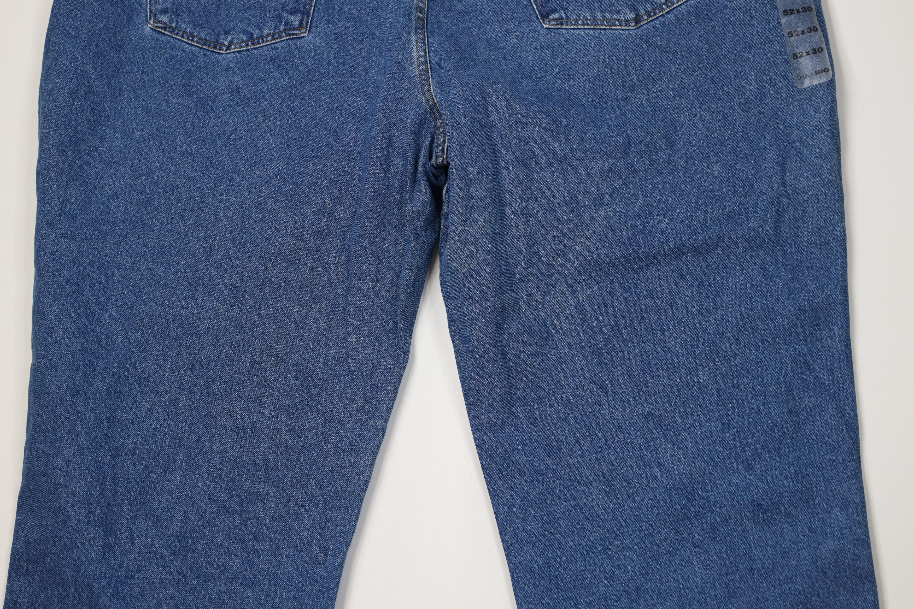 Vintage Deadstock Vintage 90s Y2K Streetwear Wide Leg Denim Jeans Size US 44 / EU 60 - 10 Thumbnail