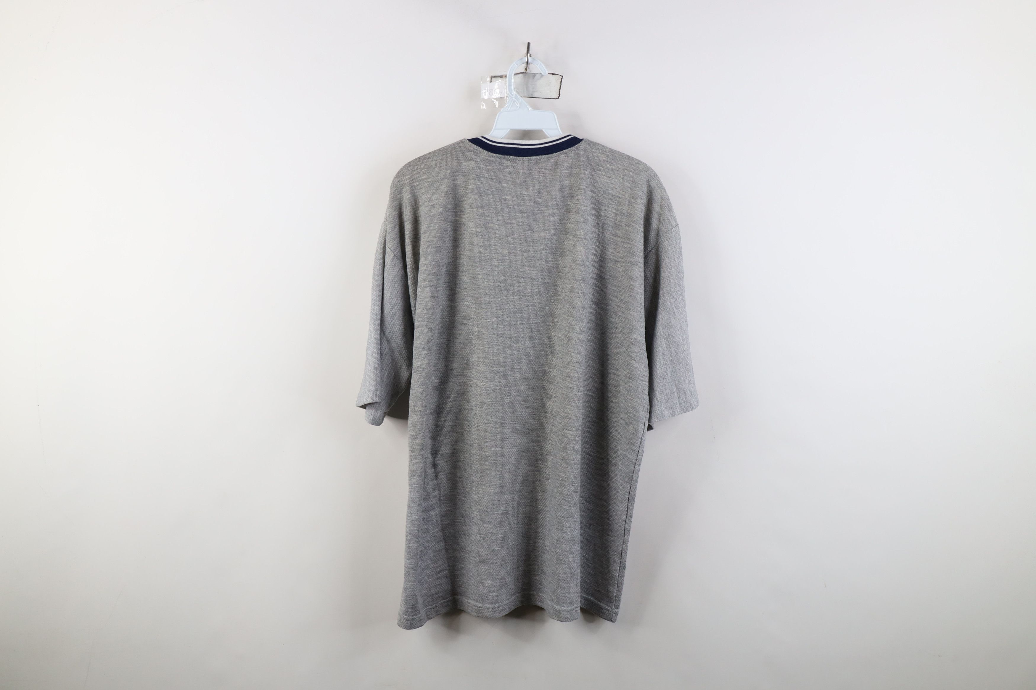 Fila Vintage 90s FILA Borg Thermal Knit Ringer T-Shirt Italy Size US XL / EU 56 / 4 - 10 Thumbnail