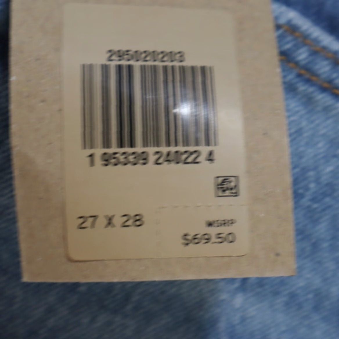 Vintage Levi Strauss 501 Skinny High Rise Button Fly Cotton Denim Jeans Blue Womens 27 Size 27" / US 4 / IT 40 - 6 Thumbnail