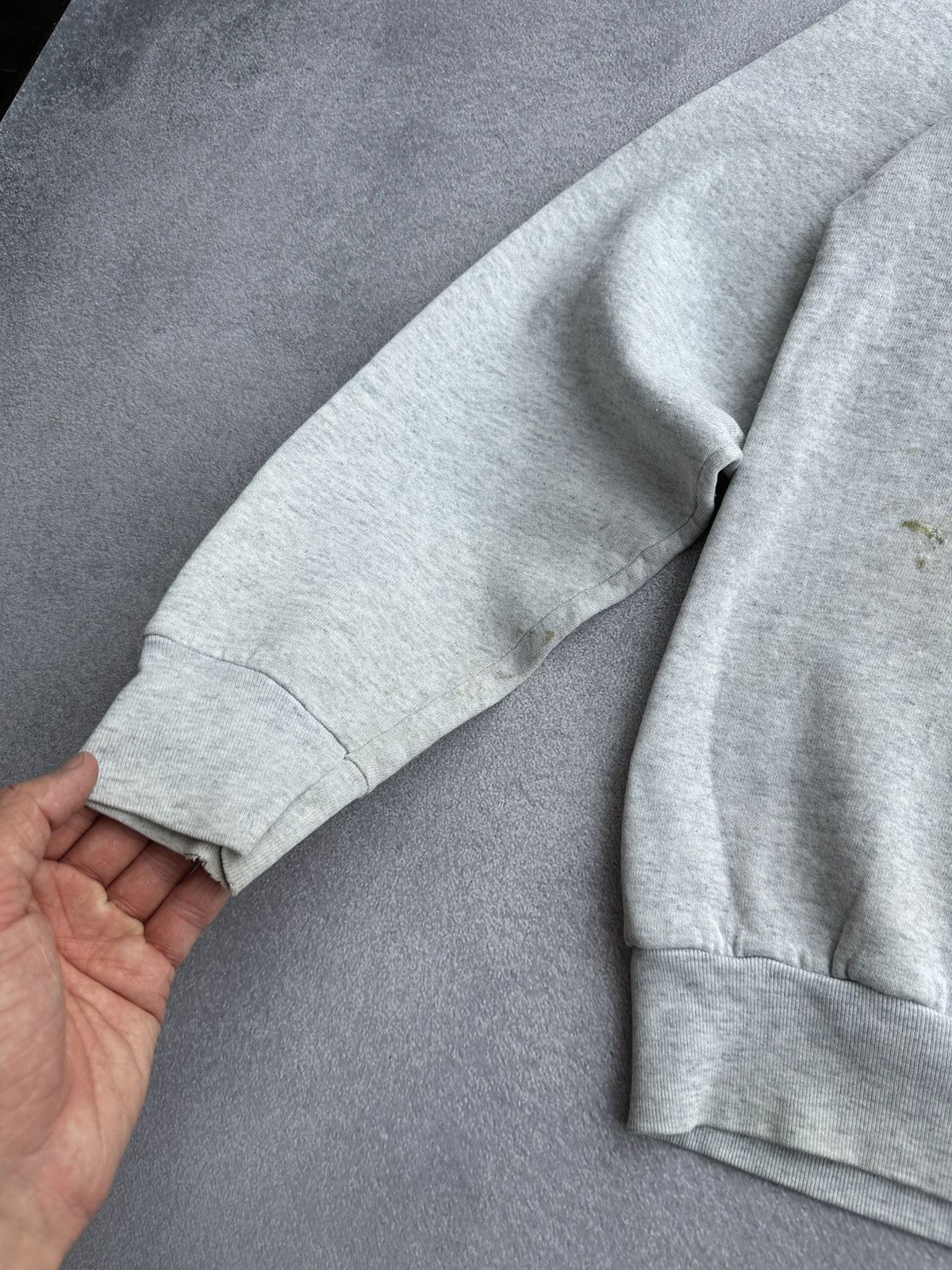 NFL Vintage NFL New York Jets Grey Crewneck Sweatshirt 90s Sz XL Size US XL / EU 56 / 4 - 6 Thumbnail