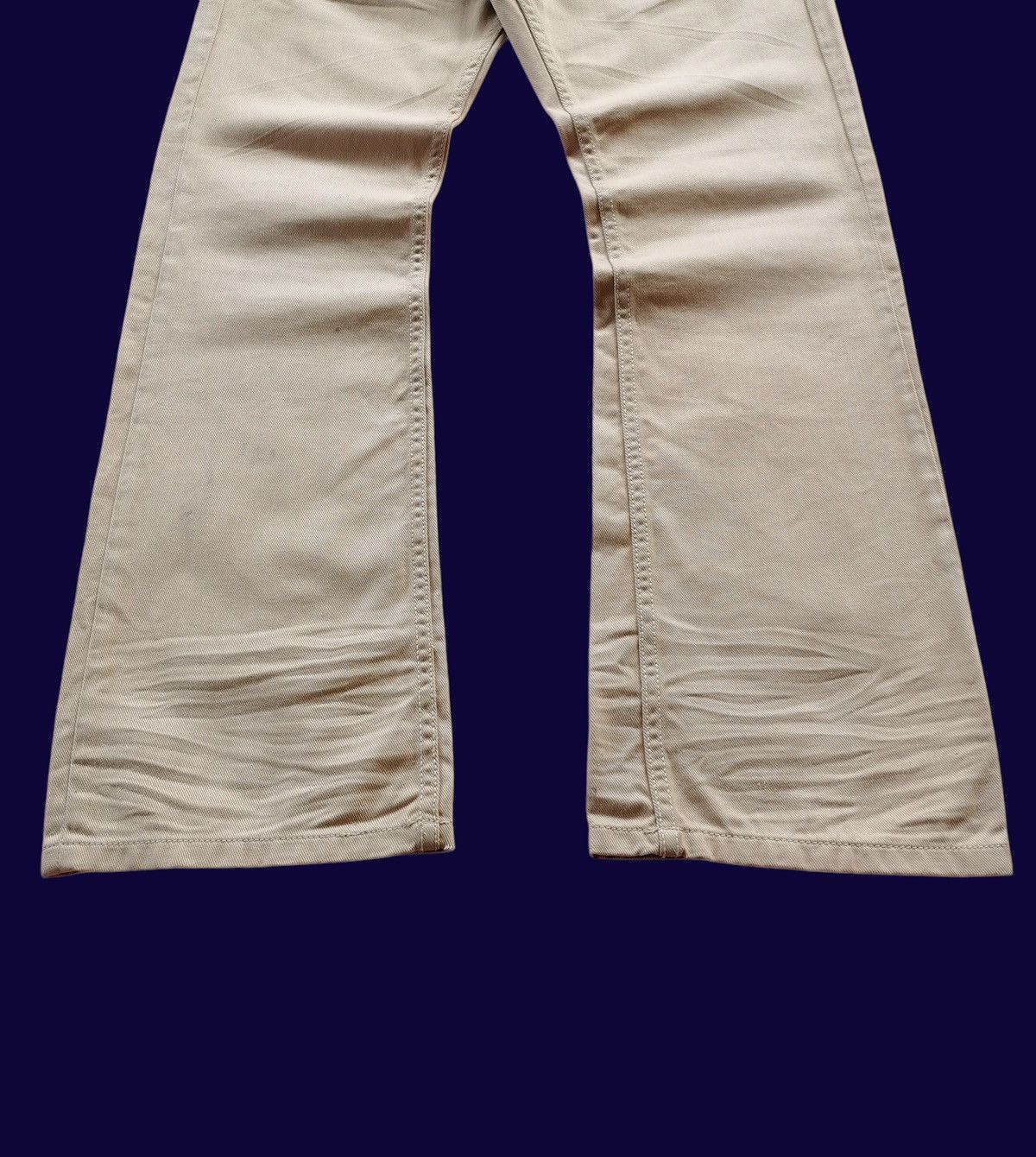JACKROSE Bootcut Flared Jack Rose Jeans Cream Size US 35 - 5 Thumbnail