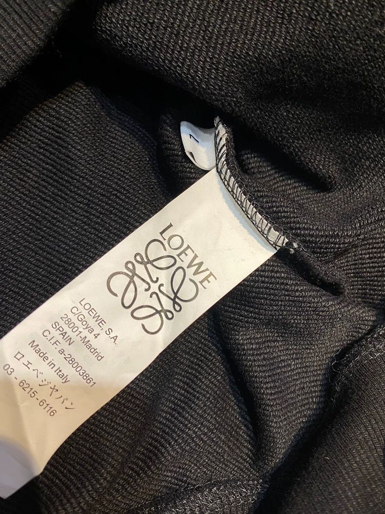 Loewe LOEWE Black cotton color letters gradient embroidery round Size L / US 10 / IT 46 - 5 Thumbnail