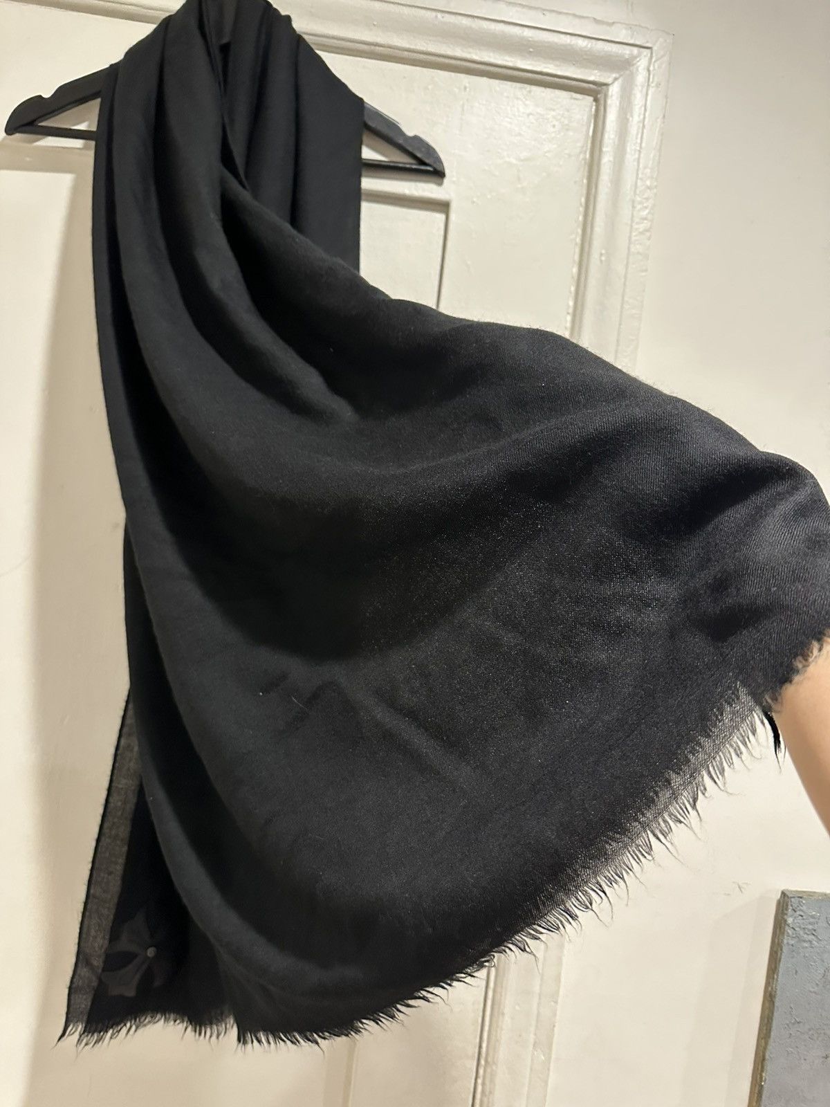 Chrome Hearts CH Plus Cross Patch Cashmere Scarf Size ONE SIZE - 4 Thumbnail