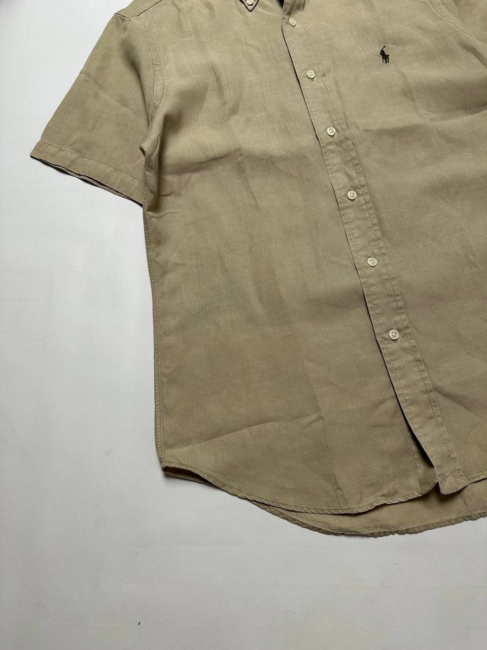 Polo Ralph Lauren 90s Vintage Polo Ralph Lauren Linen Rare Old money Shirt Size US M / EU 48-50 / 2 - 2 Thumbnail